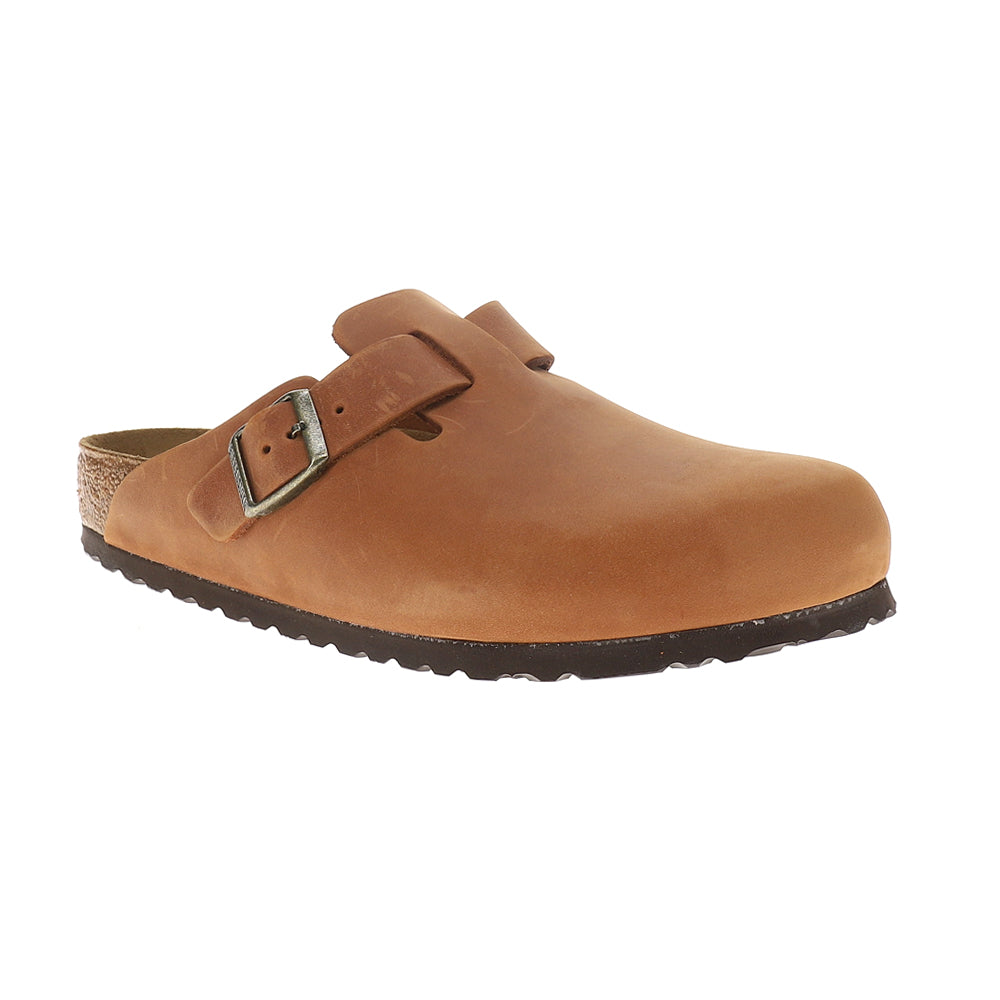 Boston Oiled Leather Soft Footbed Clogs、mySite、gtrtttuynbv