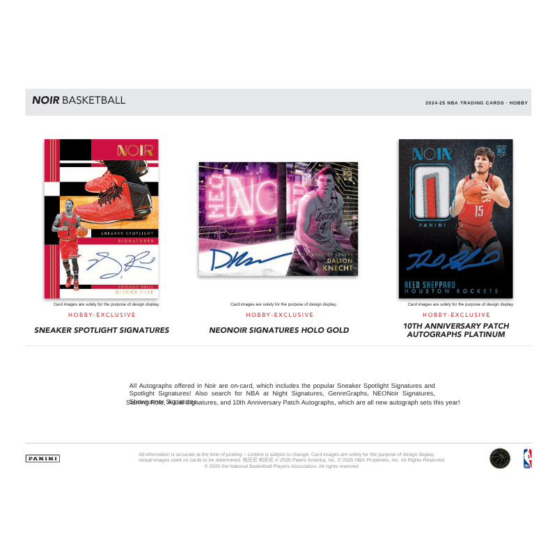 2024/25 Panini Noir Basketball Hobby Box、mySite、waistdrama