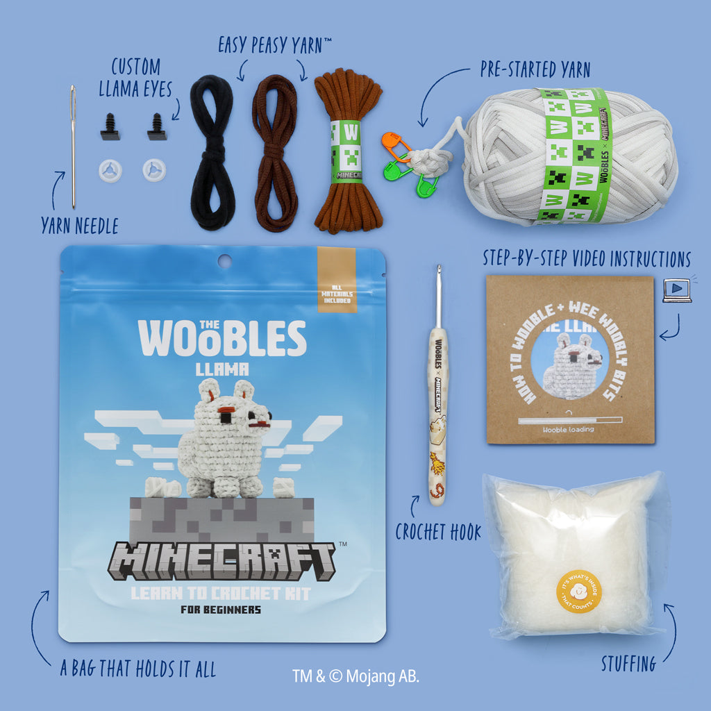 Minecraft Llama Crochet Kit、mySite、lovesweatpilates
