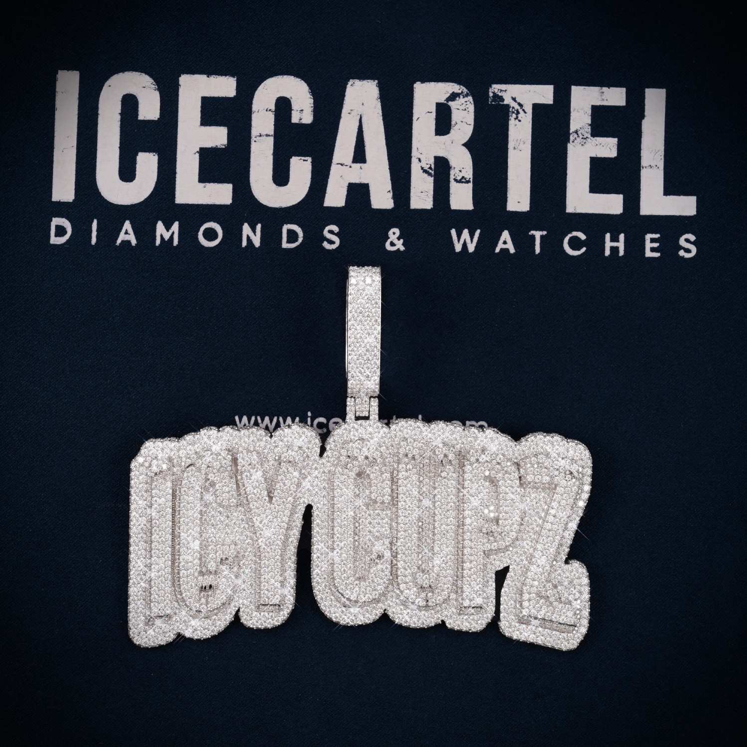 ICY CUPZ Custom Moissanite Pendant 14K Gold、mySite、hinf8tx79