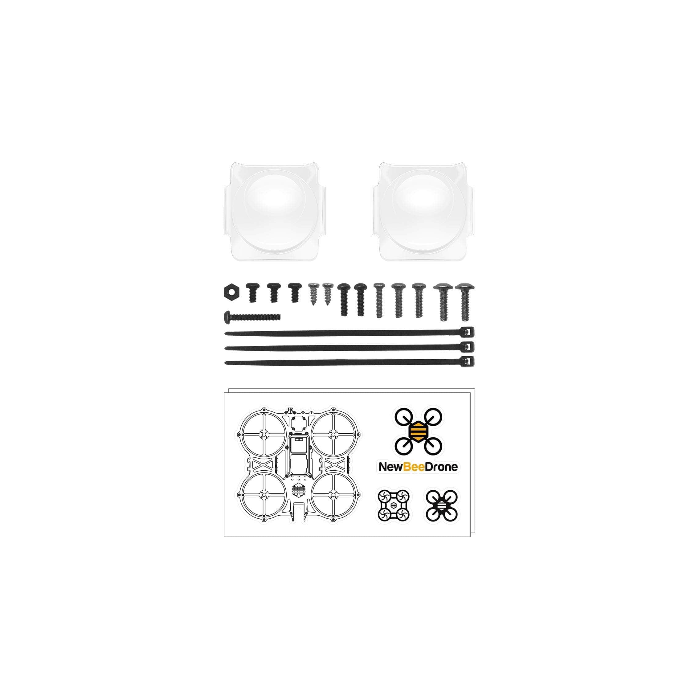  NewBeeDrone Invisi360 O3 Drone BNF - TBS Crossfire、mySite、merchandisen