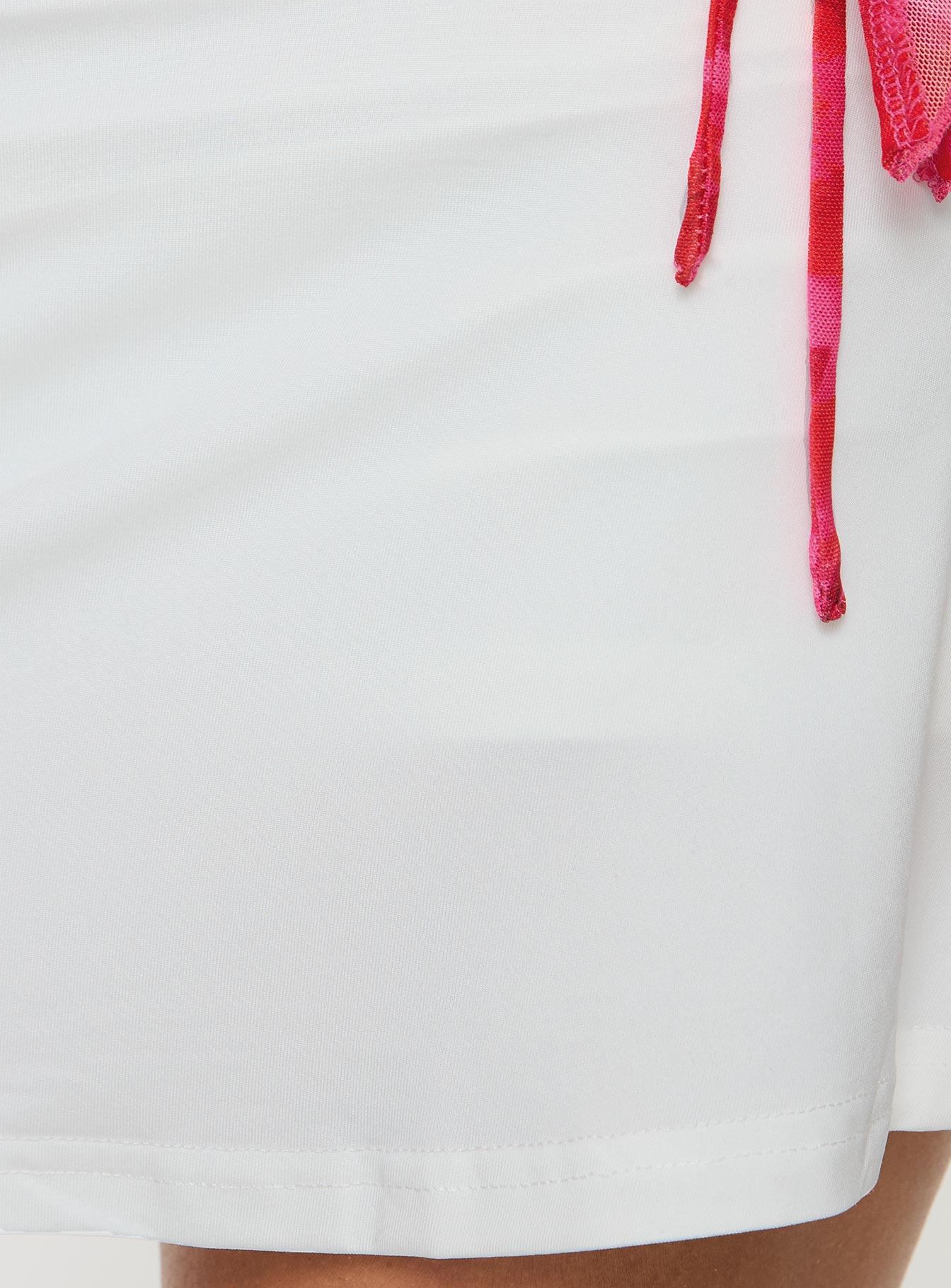 Girlie Mini Skirt White Tall、mySite、solidvoid