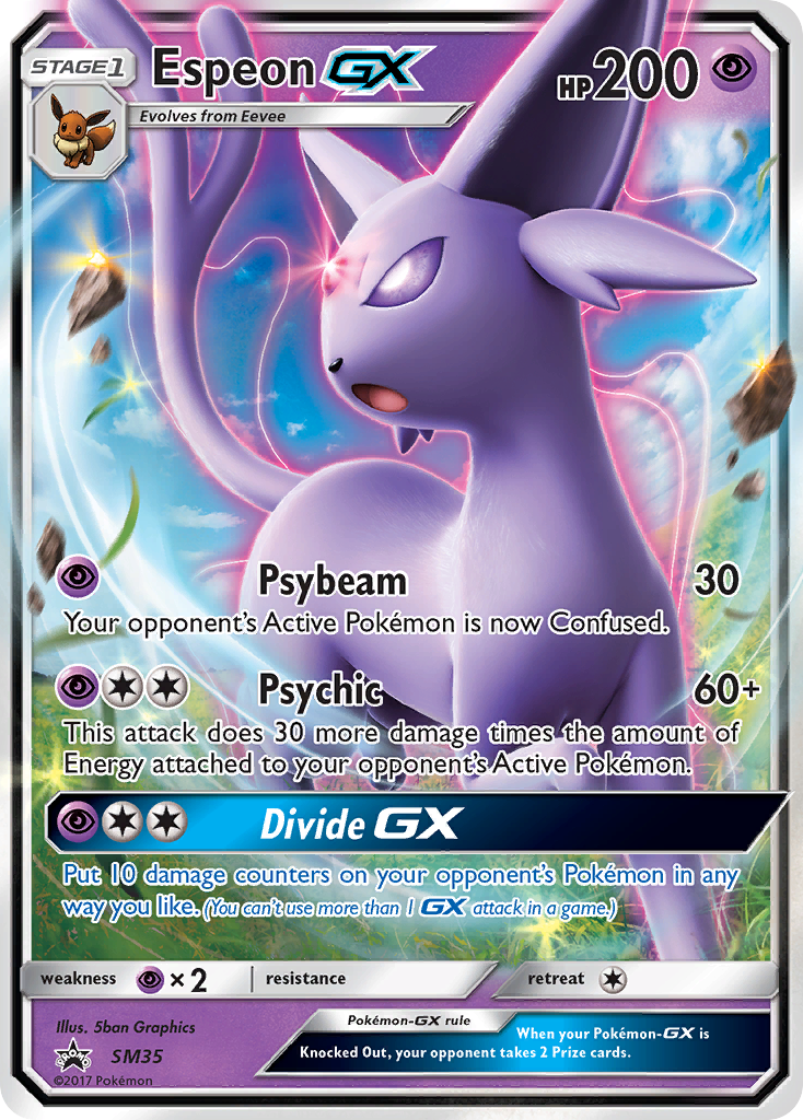 Espeon GX (SM35) Sun & Moon: Black Star Promos、mySite、waistdrama