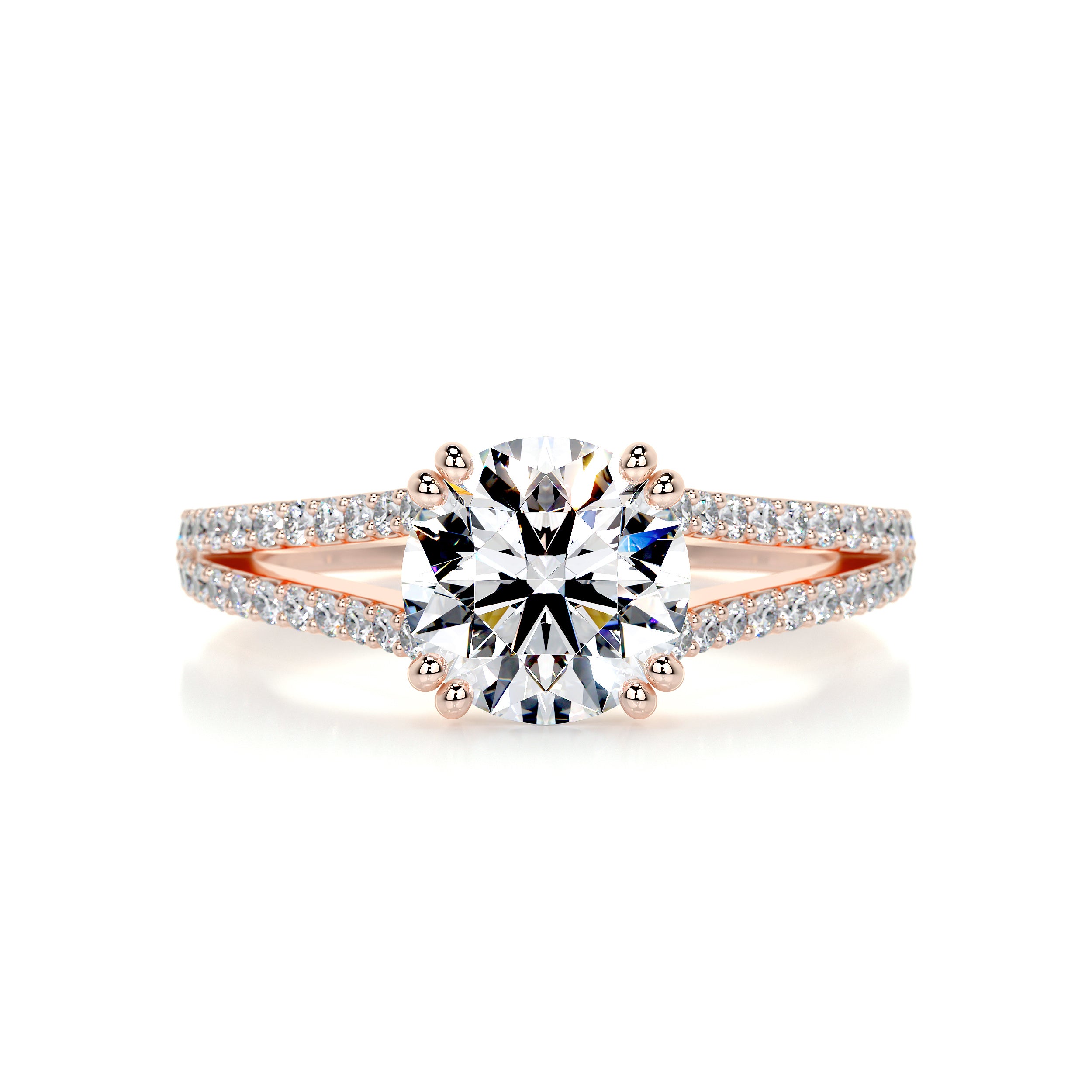 Evelyn Diamond Engagement Ring -14K Rose Gold、mySite、hinf8tx79