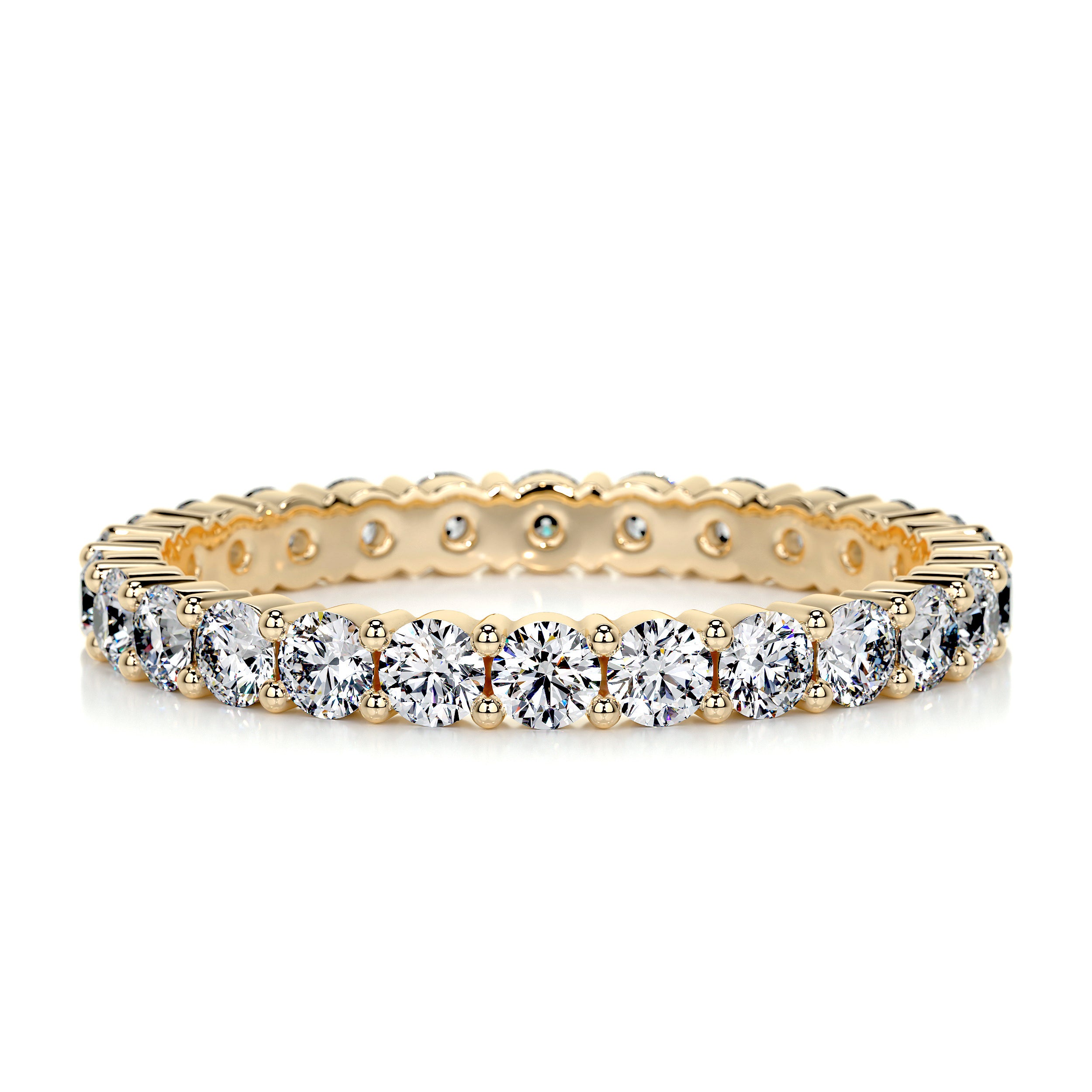 Trinity Eternity Wedding Ring (0.9 Carat) -18K Yellow Gold、mySite、hinf8tx79