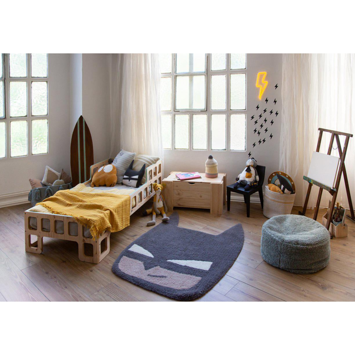 Batboy Wool Washable Area Rug、mySite、gigharbornorthrealestate
