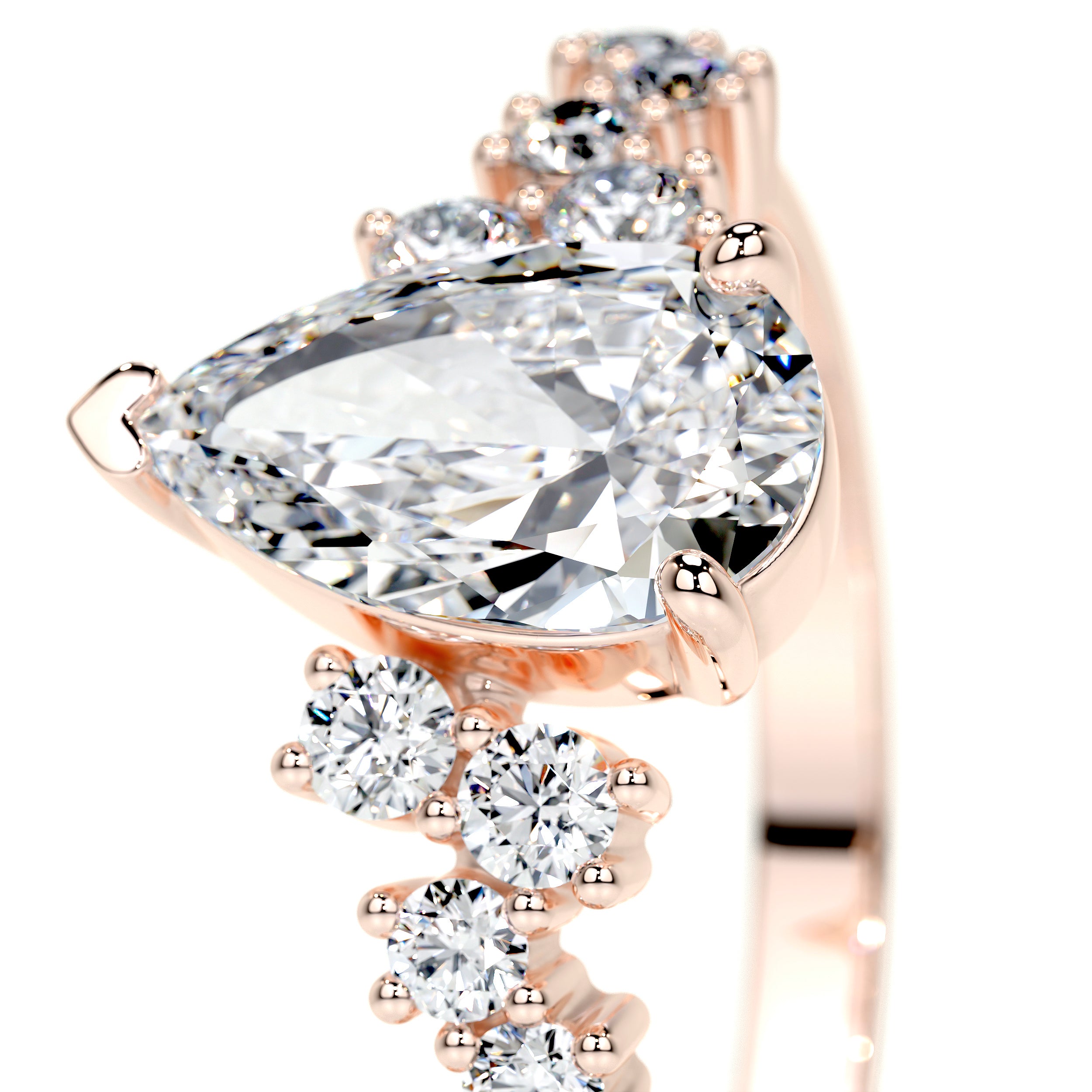 Mabel Lab Grown Diamond Ring -14K Rose Gold、mySite、hinf8tx79