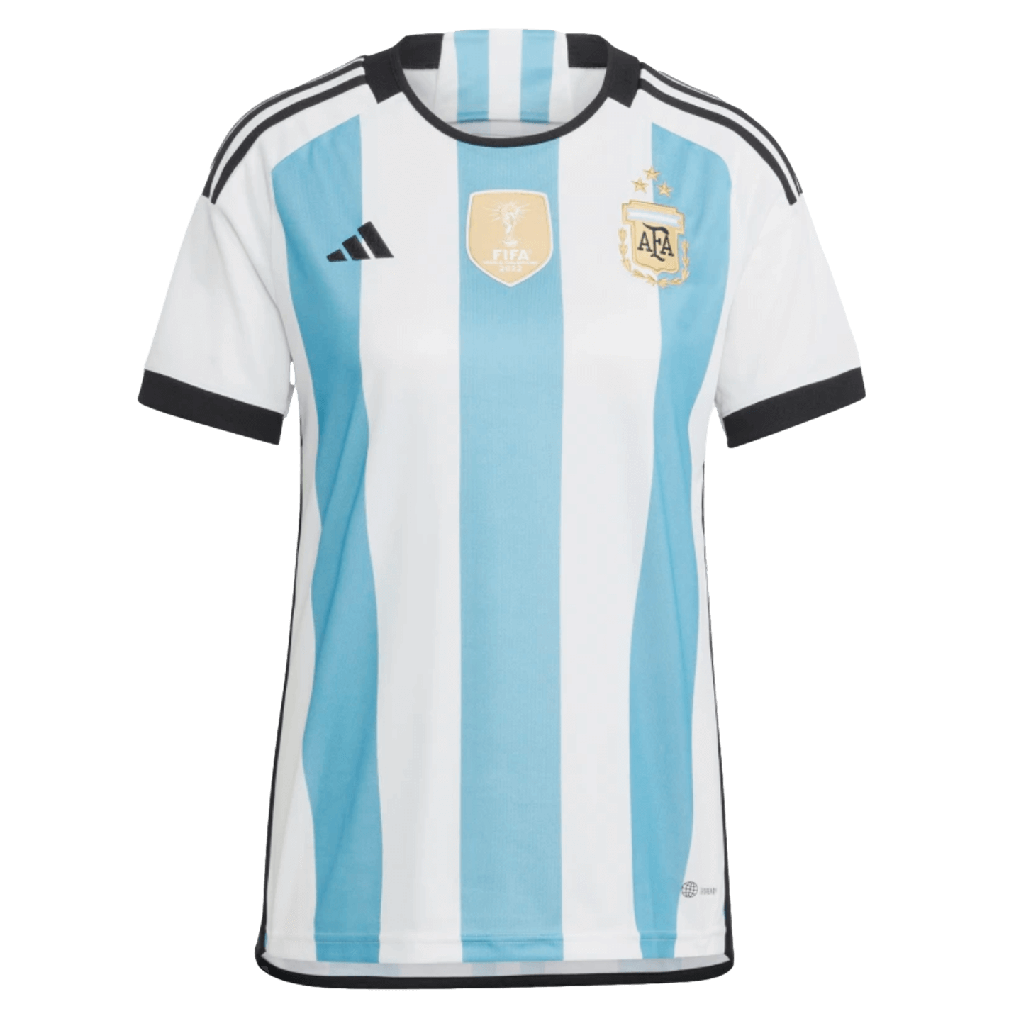 Adidas Argentina 2022 Womens 3-Star Winners Home Jersey、mySite、noshort