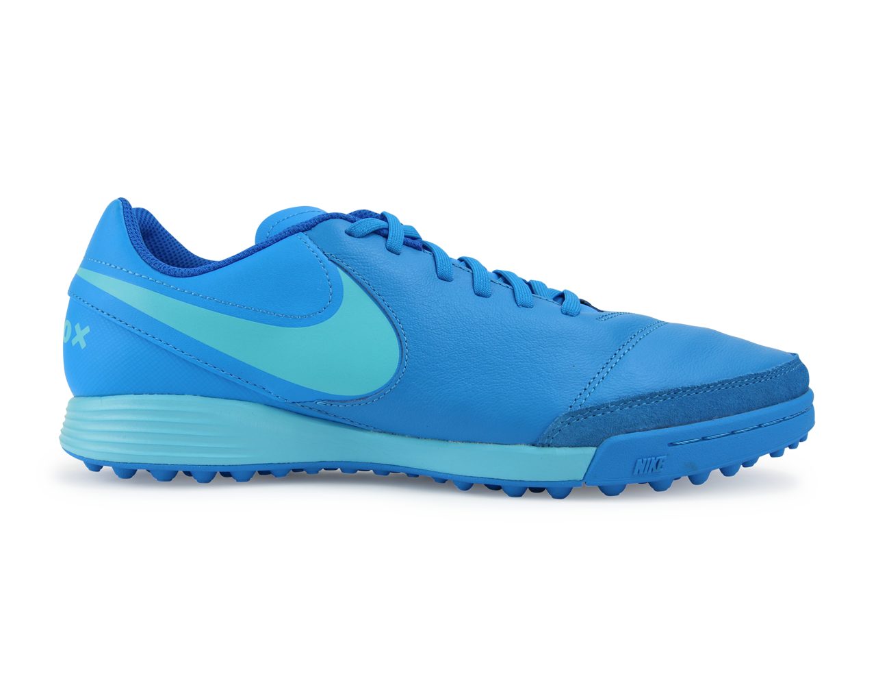 Nike Men's Tiempo Genio II Turf Soccer Shoes Blue Glow/Polarized Blue/Soar、mySite、noshort