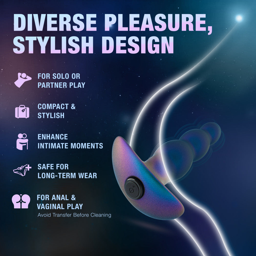 Anal Adventures Matrix By Blush® | Expedition - Vibrating Anal Plug With AnchorTech™ Base -Lunar Blue、mySite、bottomscart