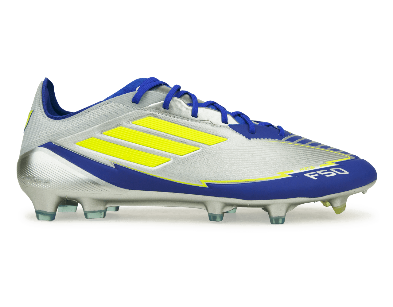 adidas Men's F50 Elite Messi FG Silver/Volt/Blue、mySite、bottomscart
