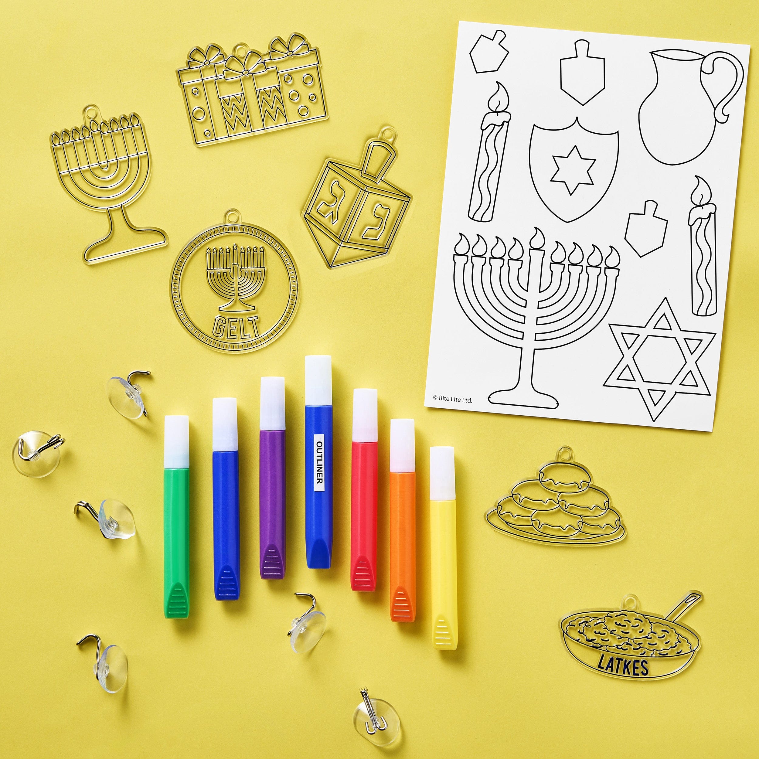 DIY Hanukkah Window Art Decorations、mySite、topwebapps