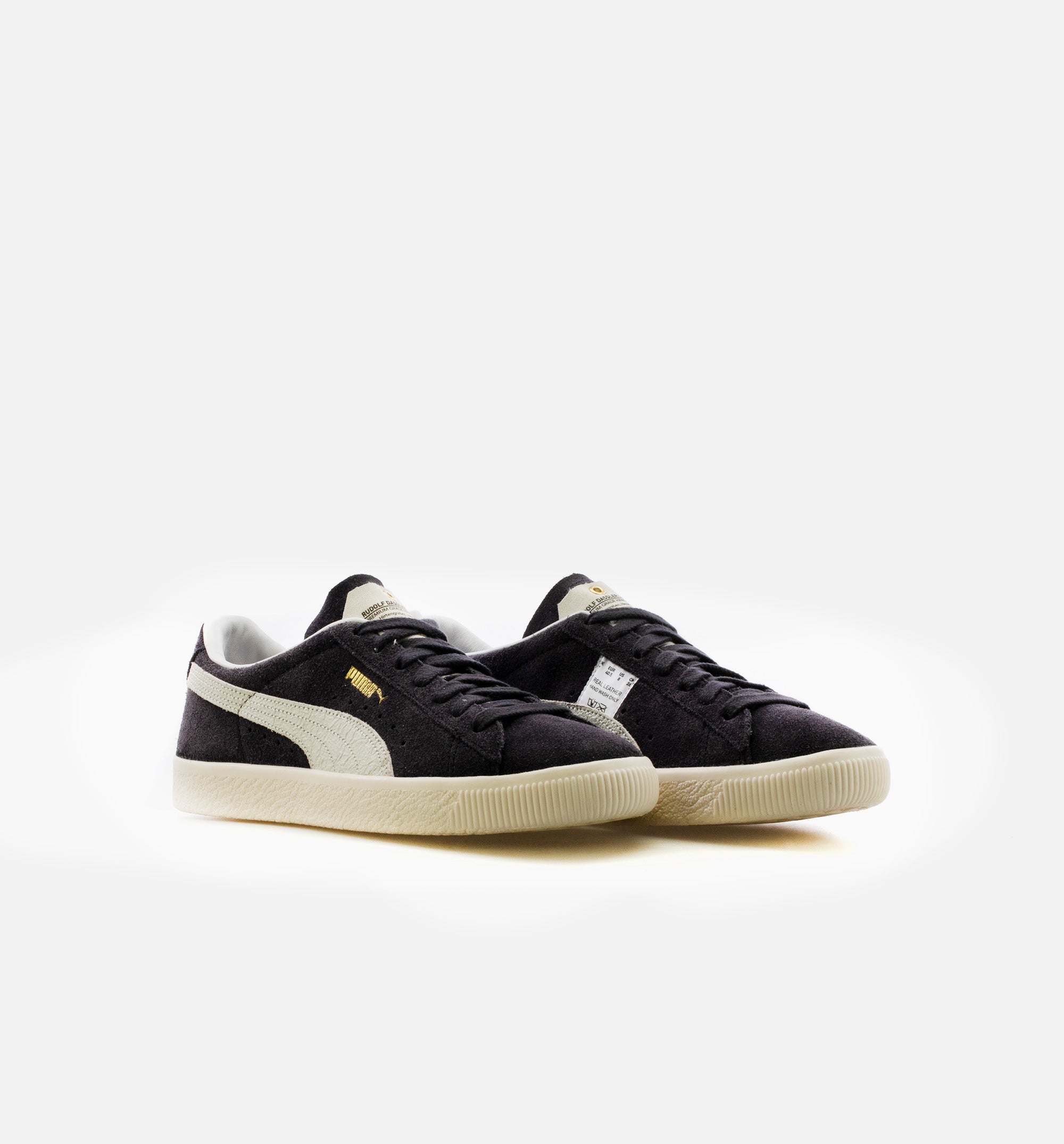 Vintage Suede Mens Lifestyle Shoe - Black/White、mySite、dreamappss