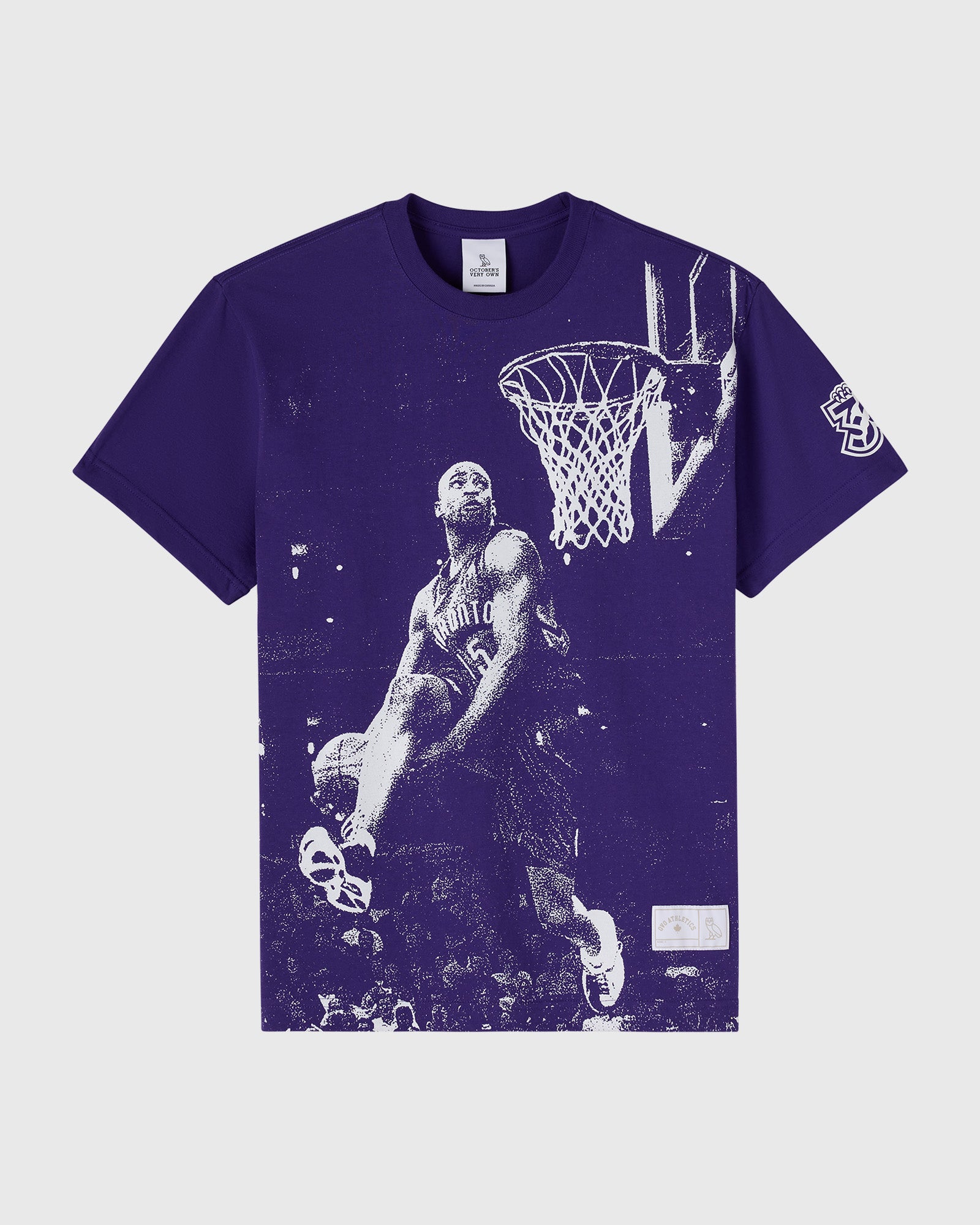 OVO X Raptors Vince Carter Dunk T-Shirt - PURPLE、mySite、neckold