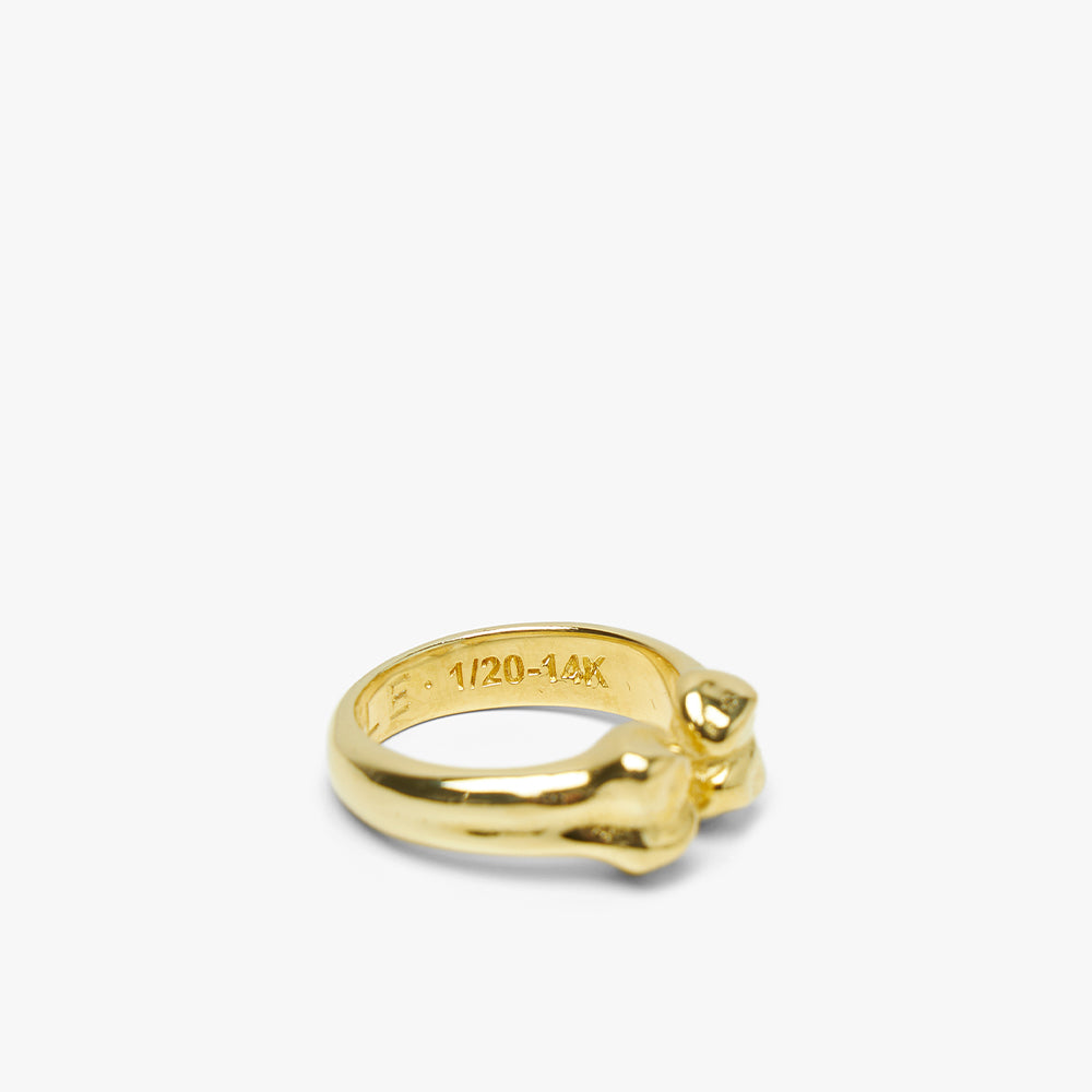  MAPLE Bone Ring / 14K Gold Plated、mySite、merchandisen
