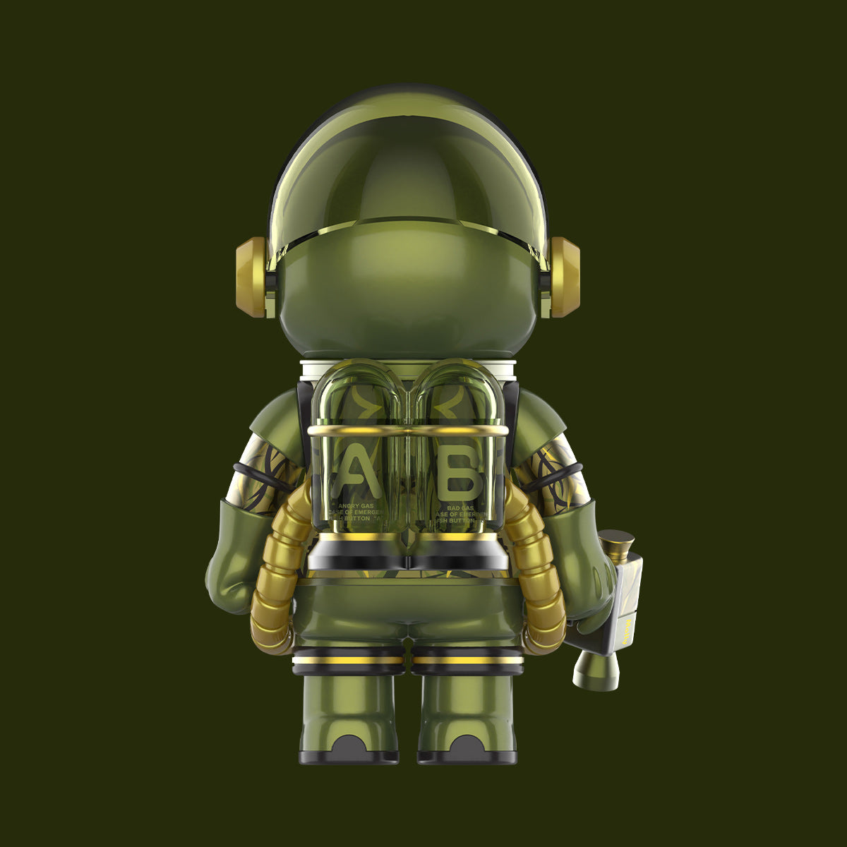  POP MART MEGA SPACE MOLLY 100% CLOT-Olive Alienegra、mySite、greenlandpopulation