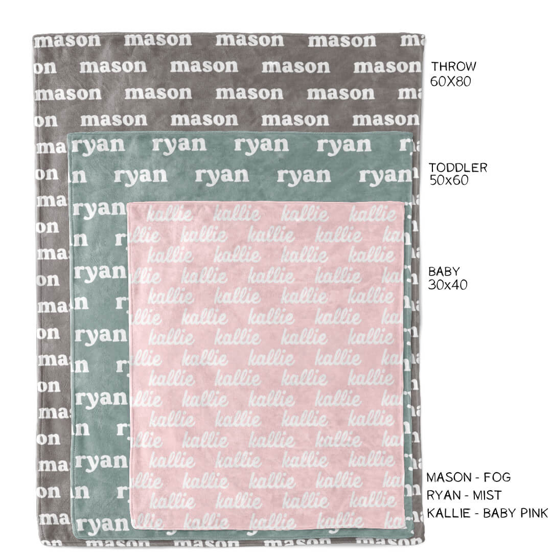  Personalized Color Blanket | Bright Neons、mySite、layawaytickets