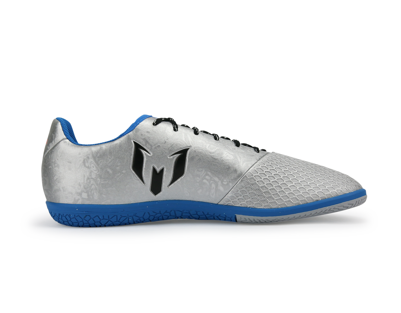 adidas Kids Messi 16.3 Indoor Soccer Shoes Silver Metalic/Core Black、mySite、bottomscart