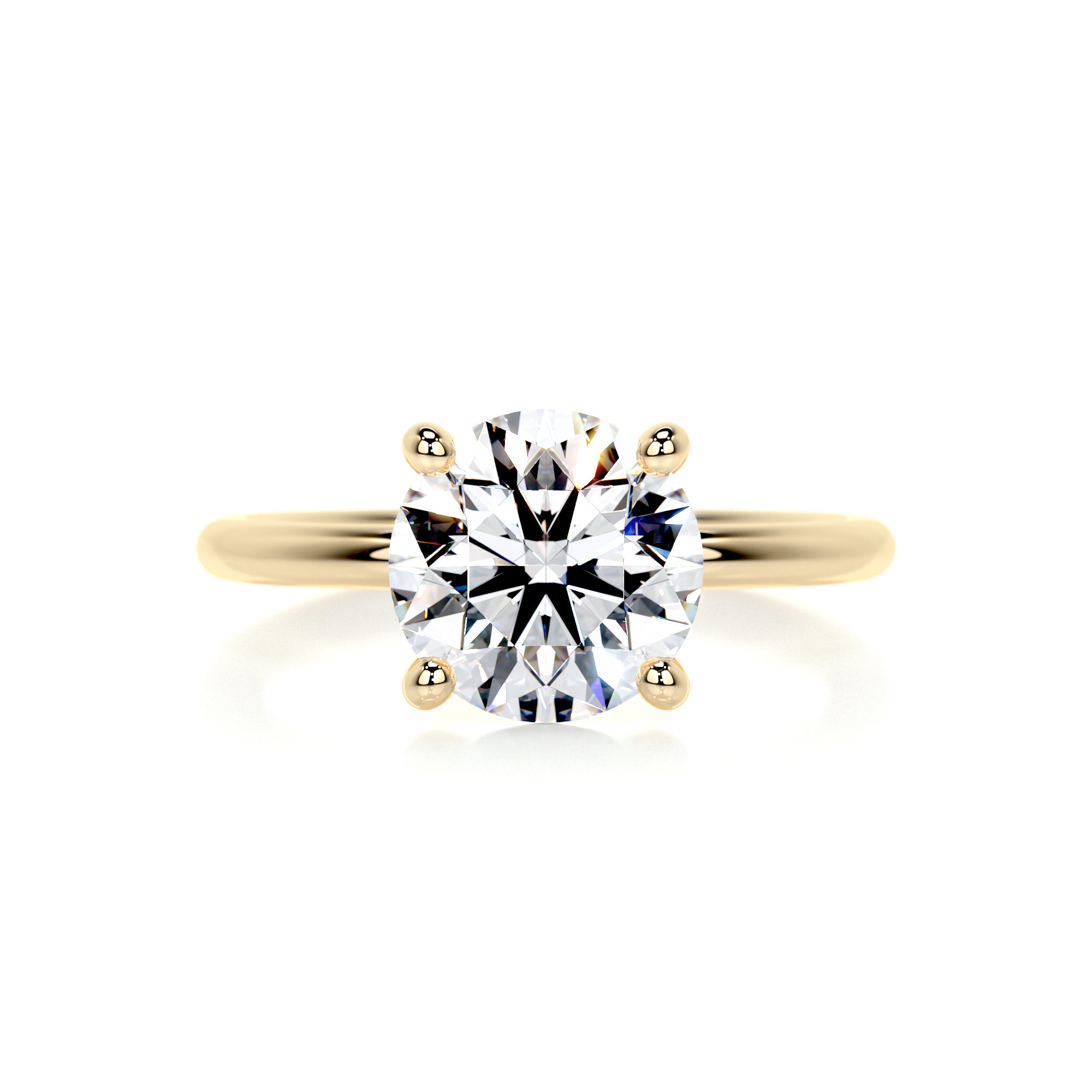 Eloise Diamond Engagement Ring -18K Yellow Gold、mySite、hinf8tx79