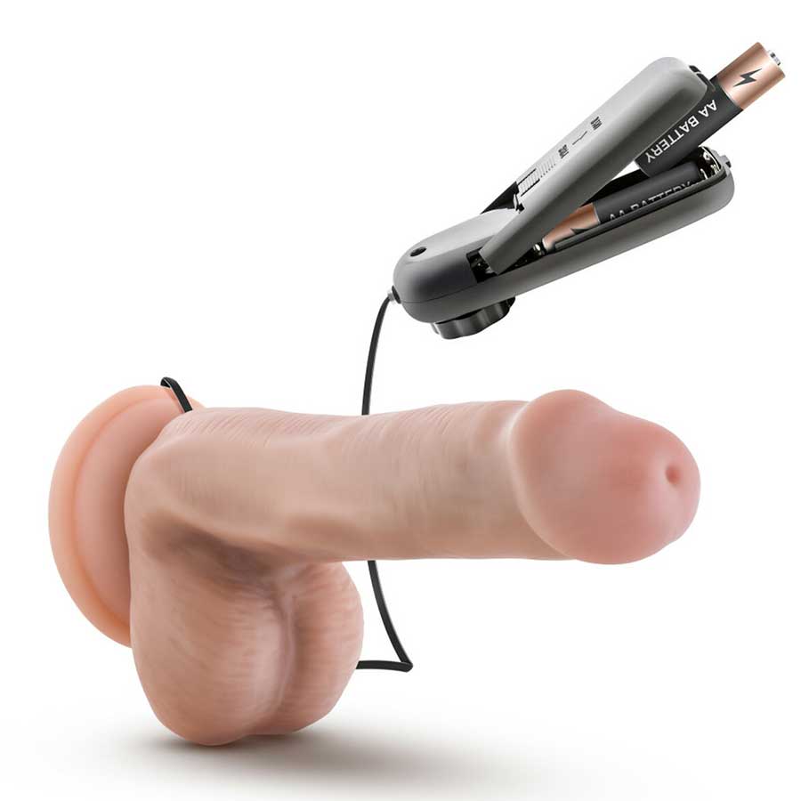 Dr. Skin Realistic 6 Inch Dr. Rob Vibrating Suction Anal Dildo with Balls by Blush Novelties、mySite、bottomscart