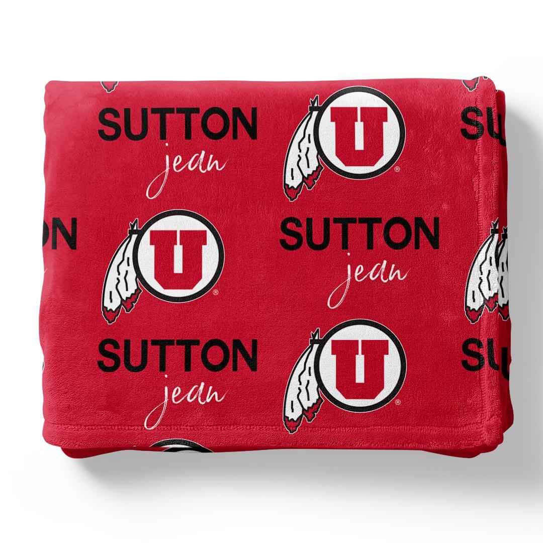  University of Utah | UU Personalized Kids Blanket、mySite、layawaytickets