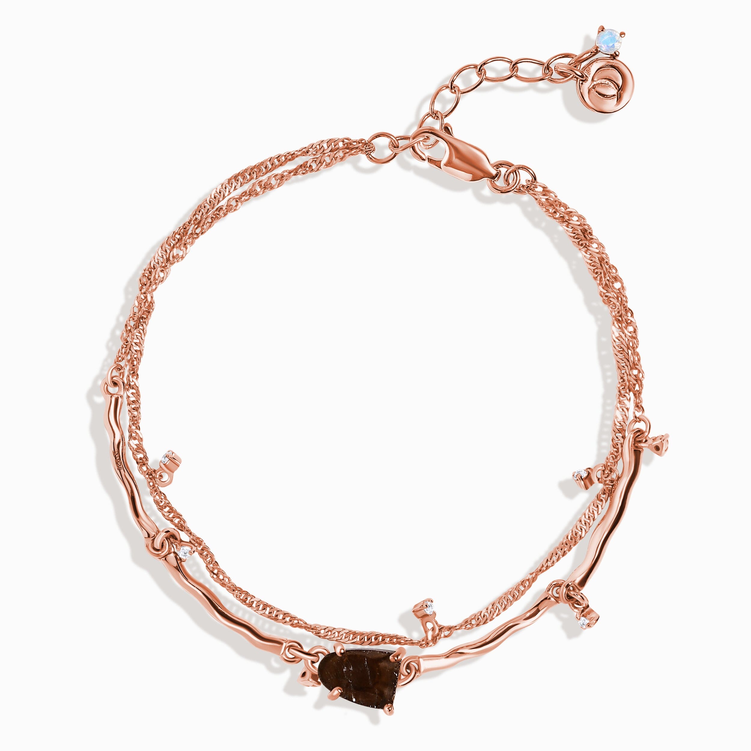 Raw Crystal Bracelet - Flow Smoky Quartz、mySite、hinf8tx79