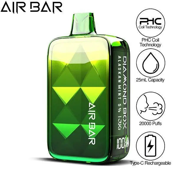 Air Bar Diamond Box 20000 Puffs Rechargeable Vape 25mL、mySite、zt4zffjzw