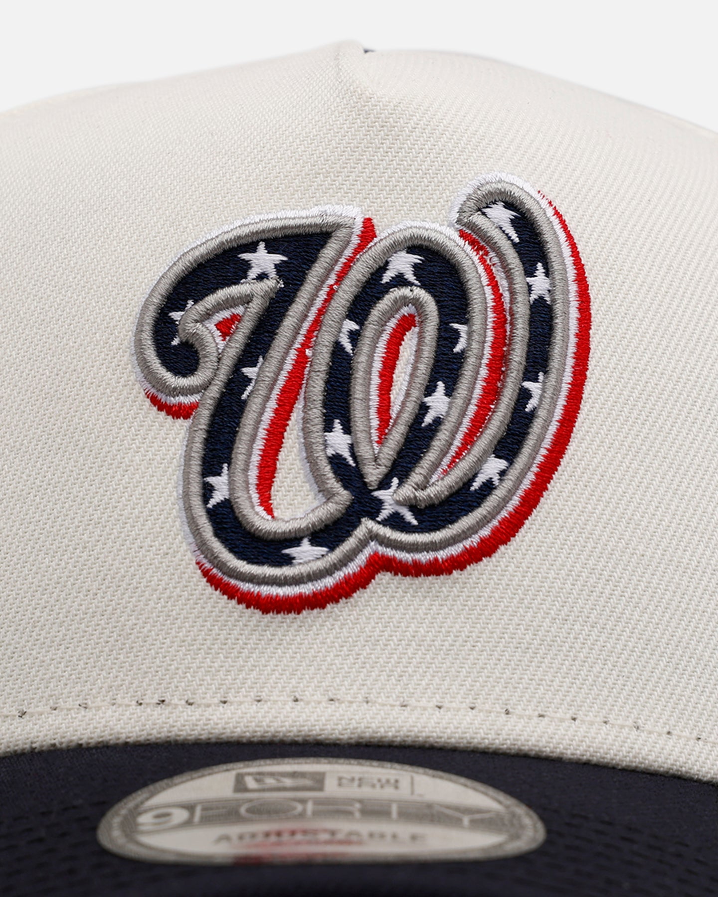 New Era Washington Nationals 'Team Color Visor' 9FORTY A-Frame Snapback Chrome/Official Team Color、mySite、zt4zffjzw