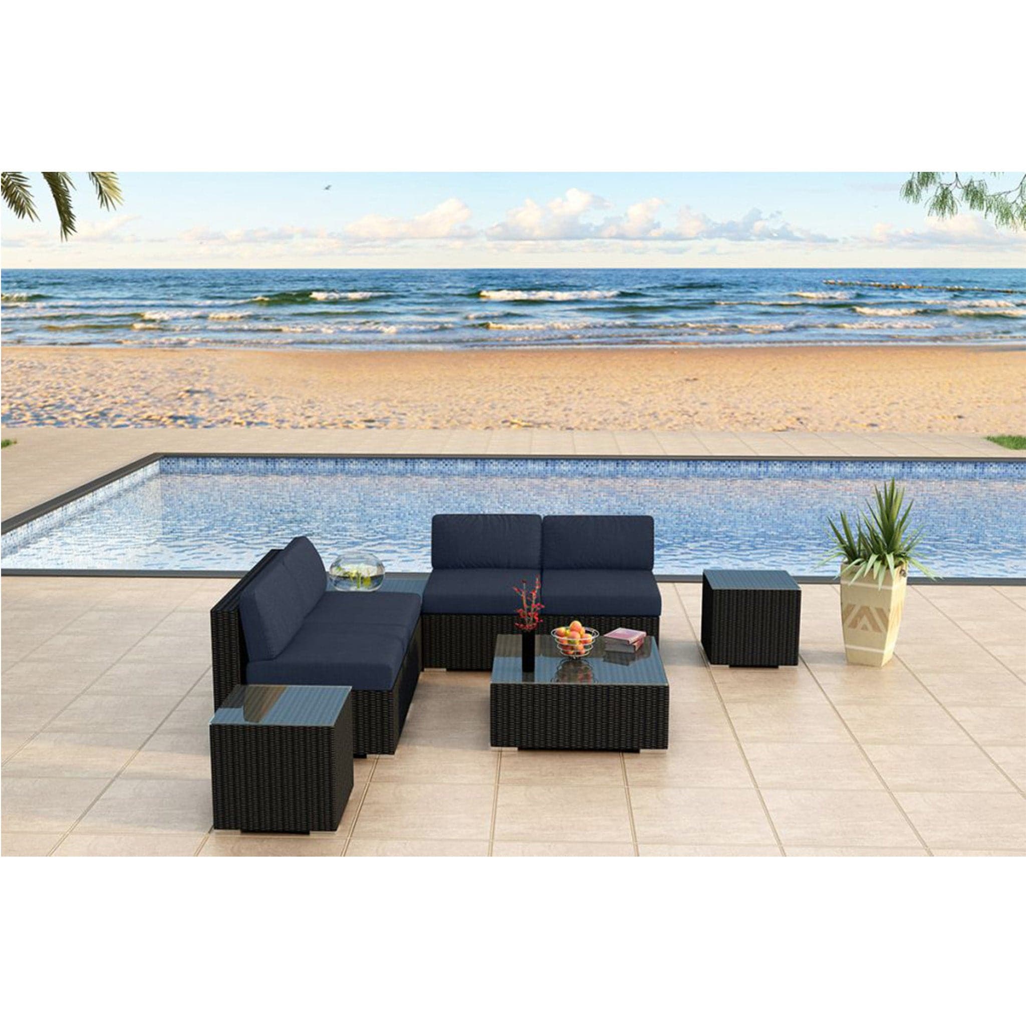 Urbana 8 Piece 4-Seat Sectional Set、mySite、neckold