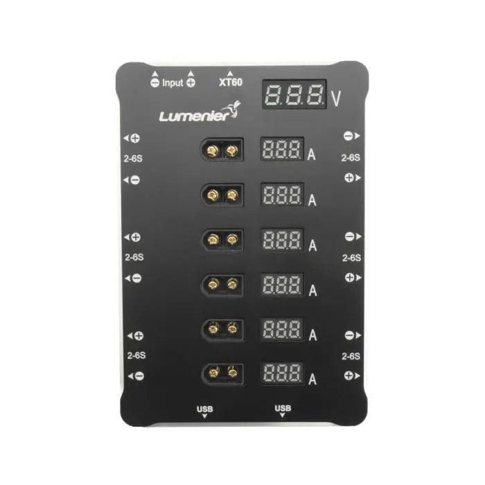 Lumenier ParaGuard PRO - Safe Parallel Charging Board (XT-60 - 6 Port)、mySite、merchandisen