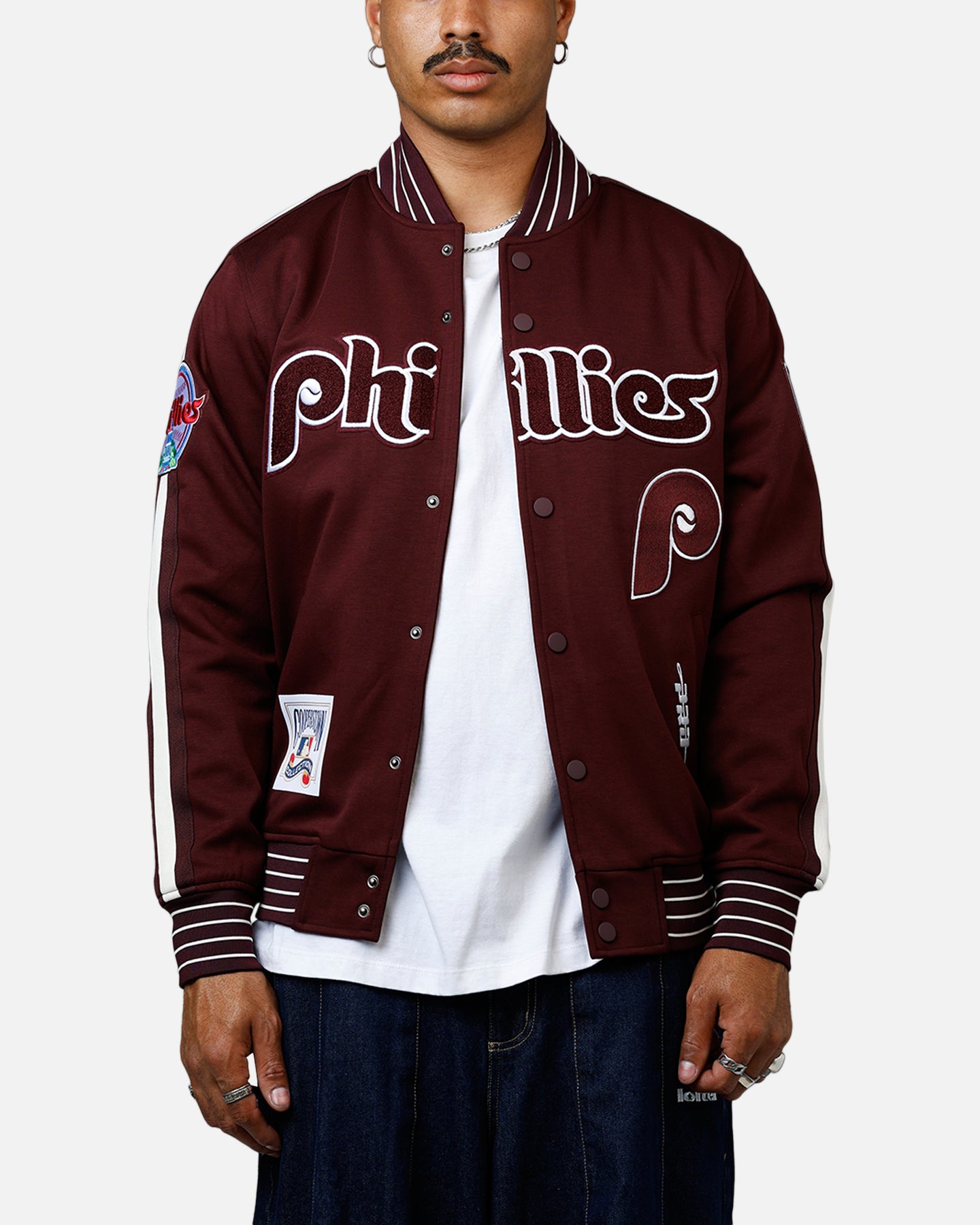 Pro Standard Philadelphia Phillies Double Knit Jacket Burgundy、mySite、zt4zffjzw