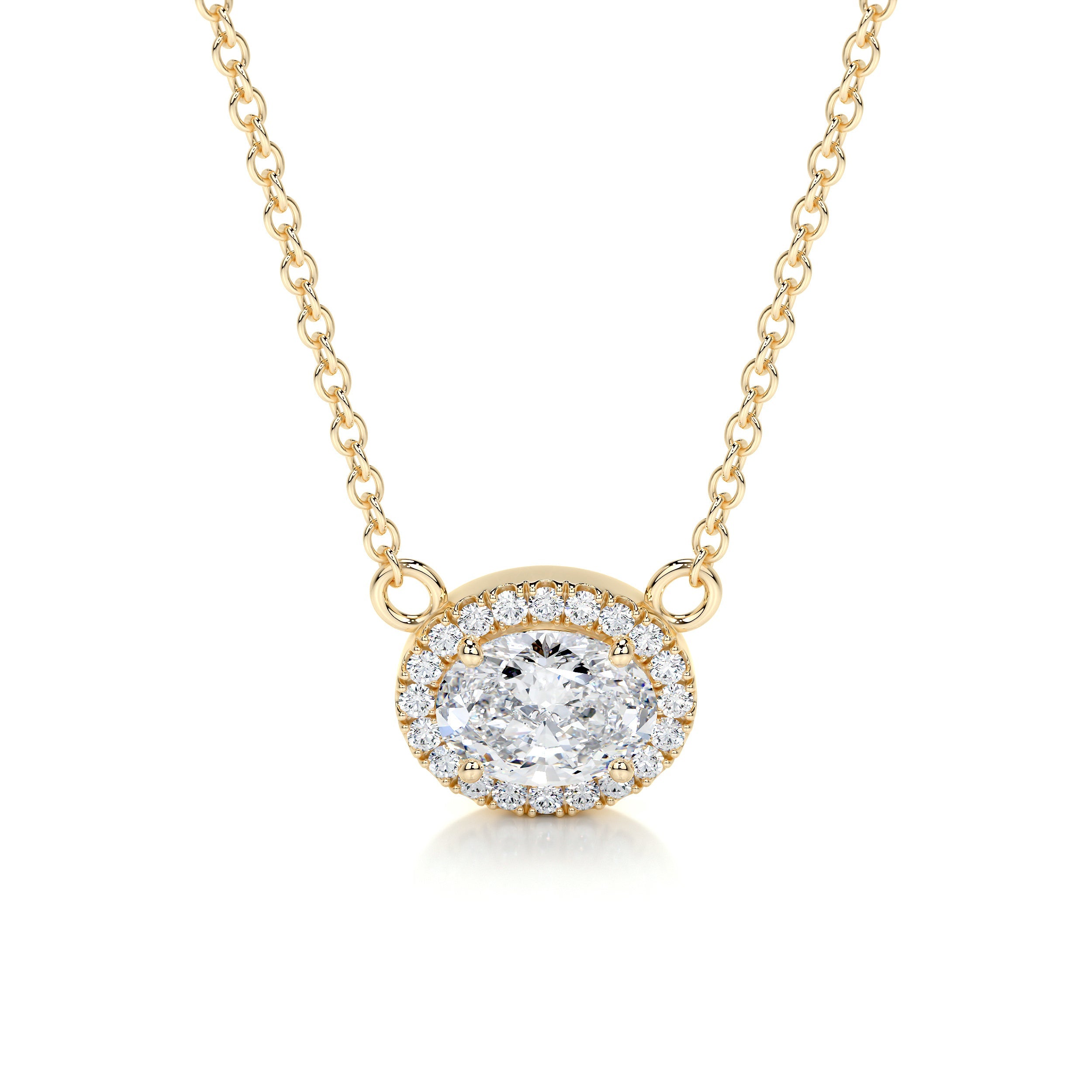 Louise Lab Grown Diamond Pendant -18K Yellow Gold、mySite、hinf8tx79