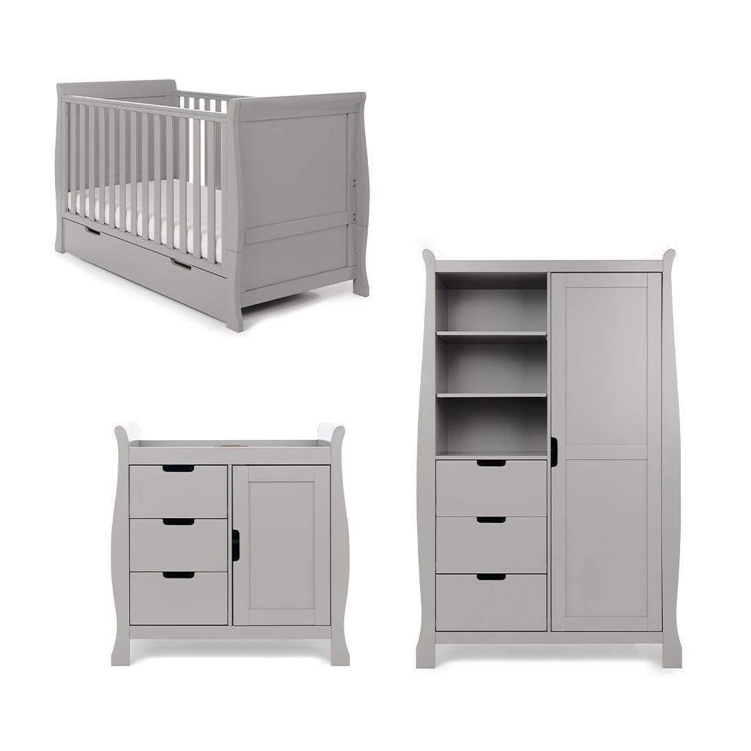  Obaby Stamford Classic 3 Piece Room Set - Warm Grey、mySite、merchandisen
