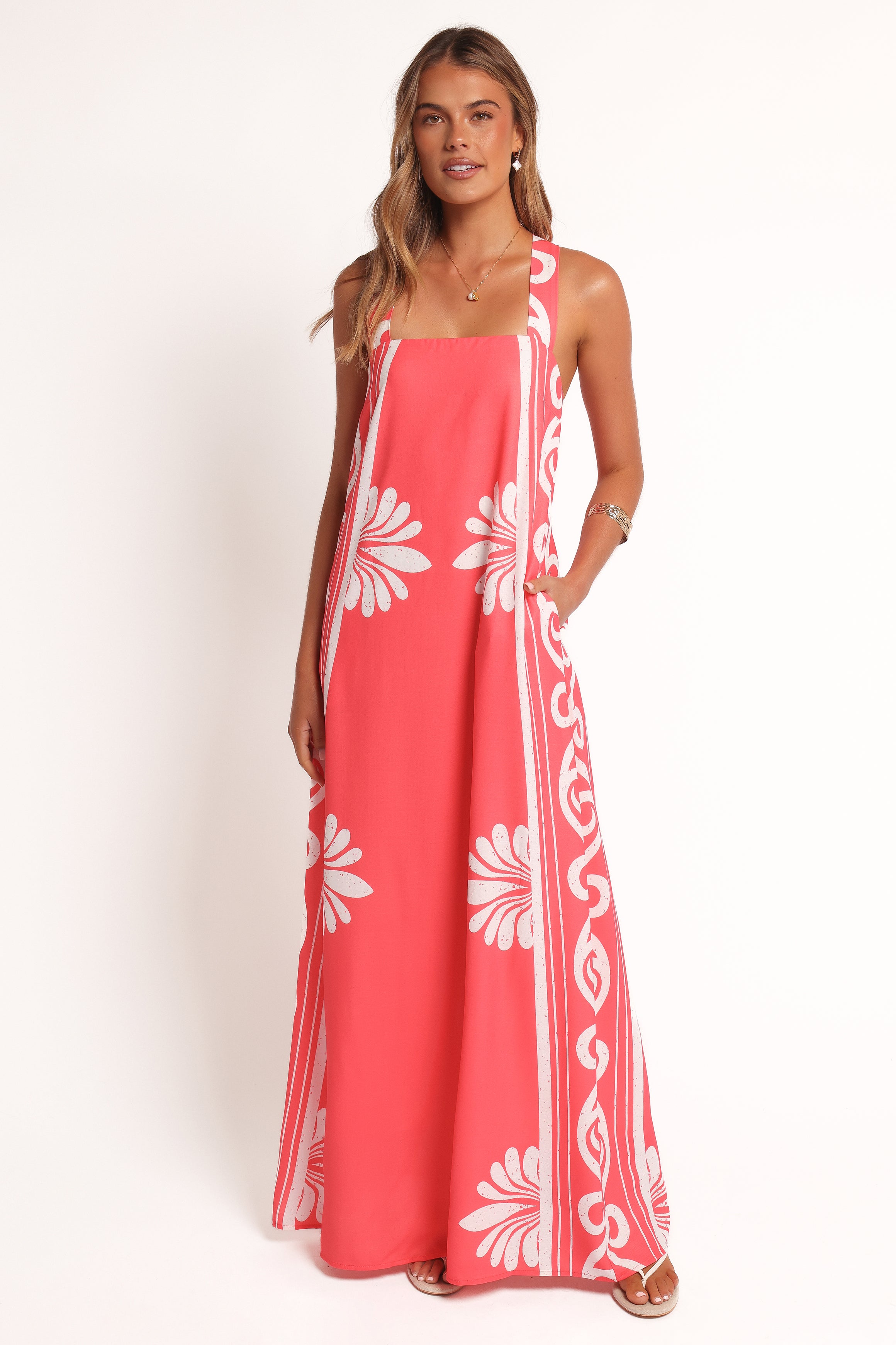  Valeria Maxi Dress - Coral、mySite、sugarbowlscore