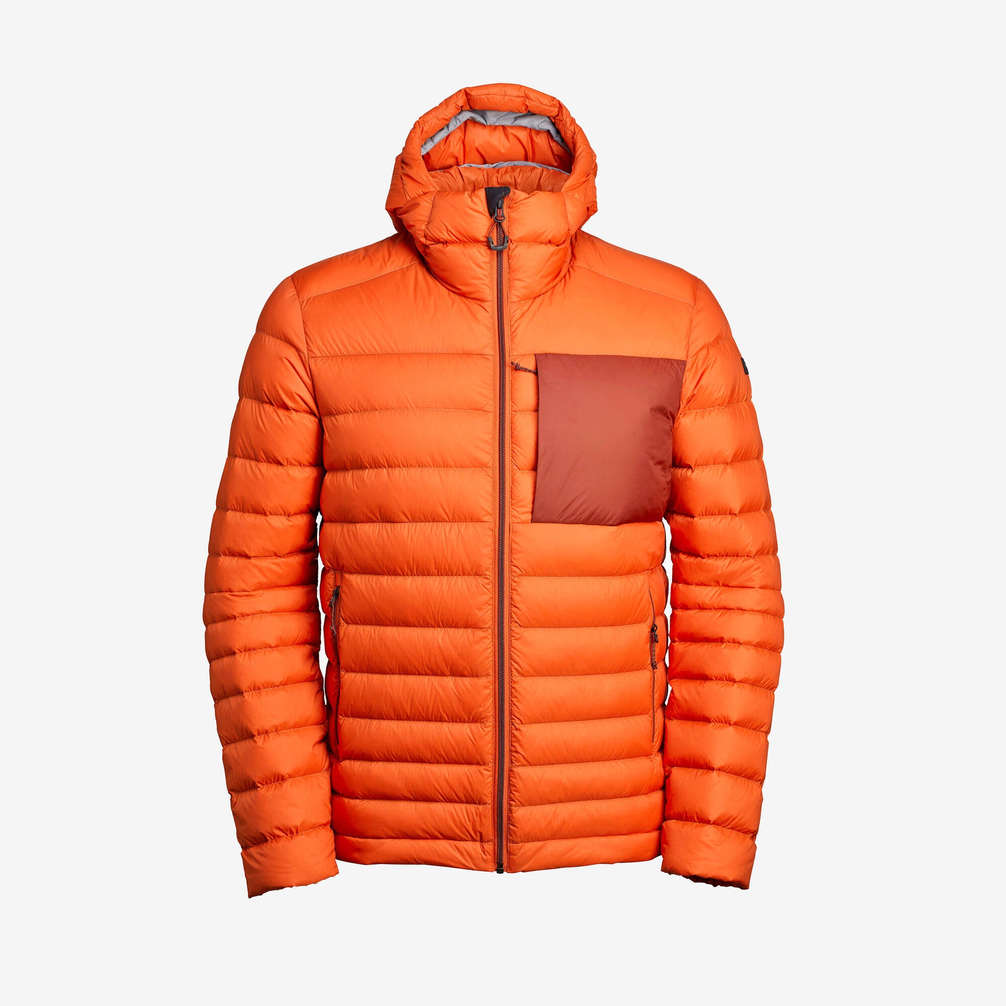 Forclaz Men's mountain and Backpacking padded and hooded jacket - MT500 14°F