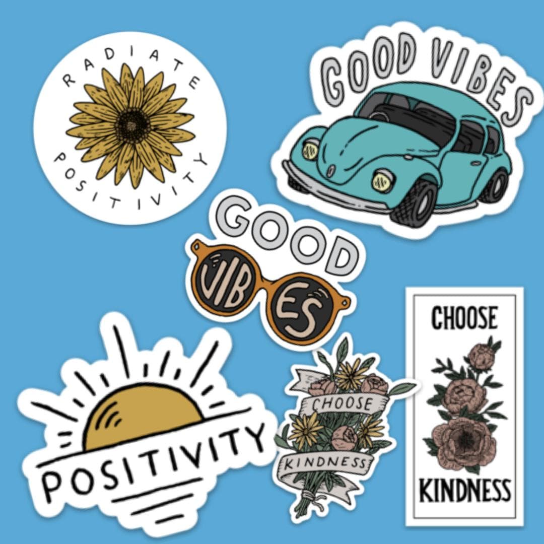  Good Thoughts Sticker 6 Pack、mySite、elrpsem3k