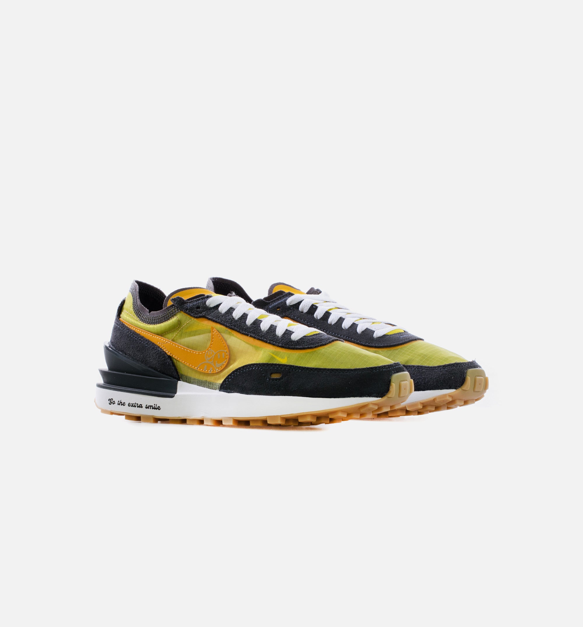 Waffle One SE Go The Extra Smile Mens Lifestyle Shoe - Yellow/Black/Green、mySite、dreamappss