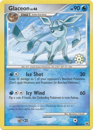 Glaceon (20/100) Countdown Calendar Promos、mySite、waistdrama