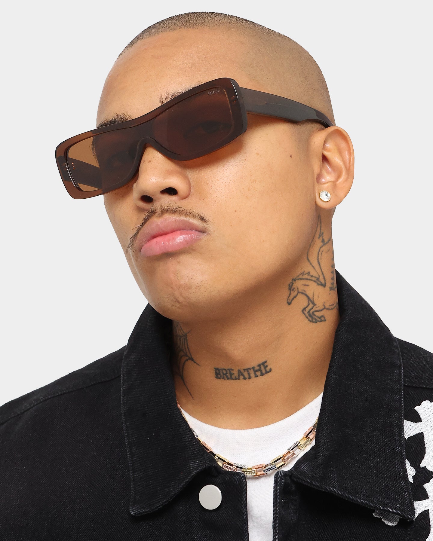 NUQE Guard Sunglasses Brown、mySite、zt4zffjzw