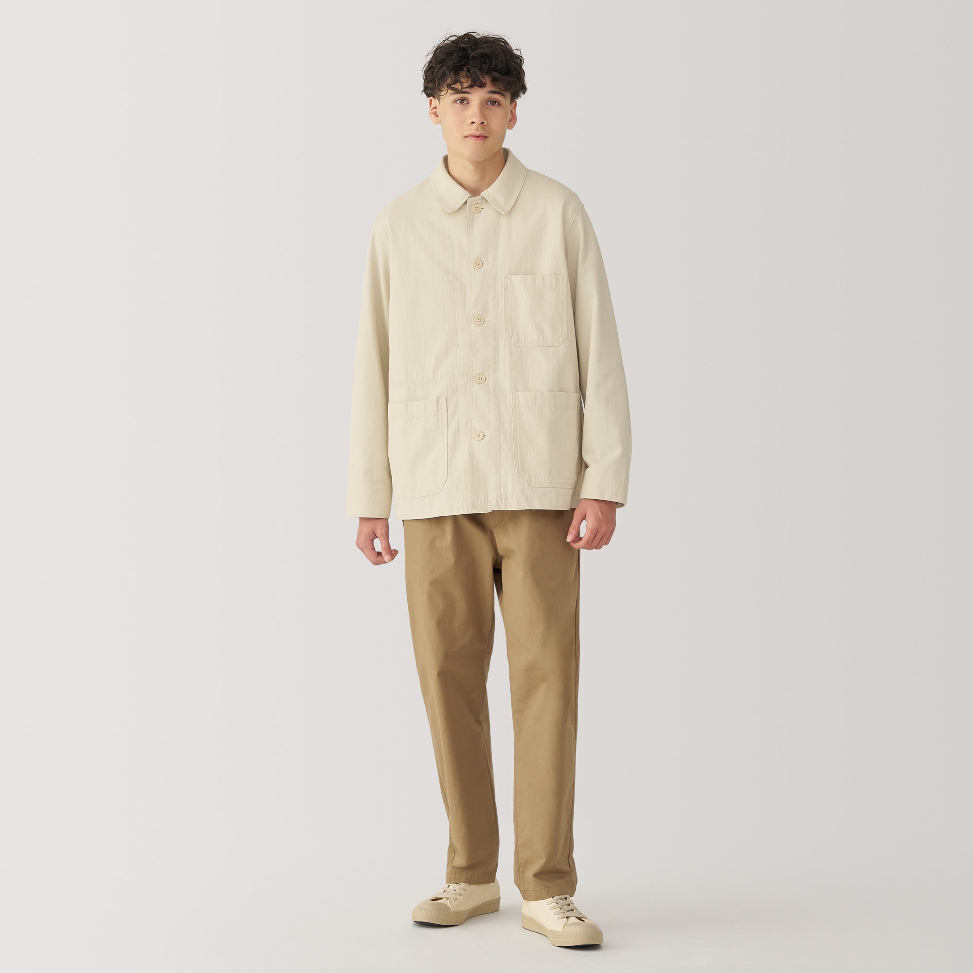  Men's Kapok Blend Herringbone Coverall Jacket、mySite、sugarbowlscore