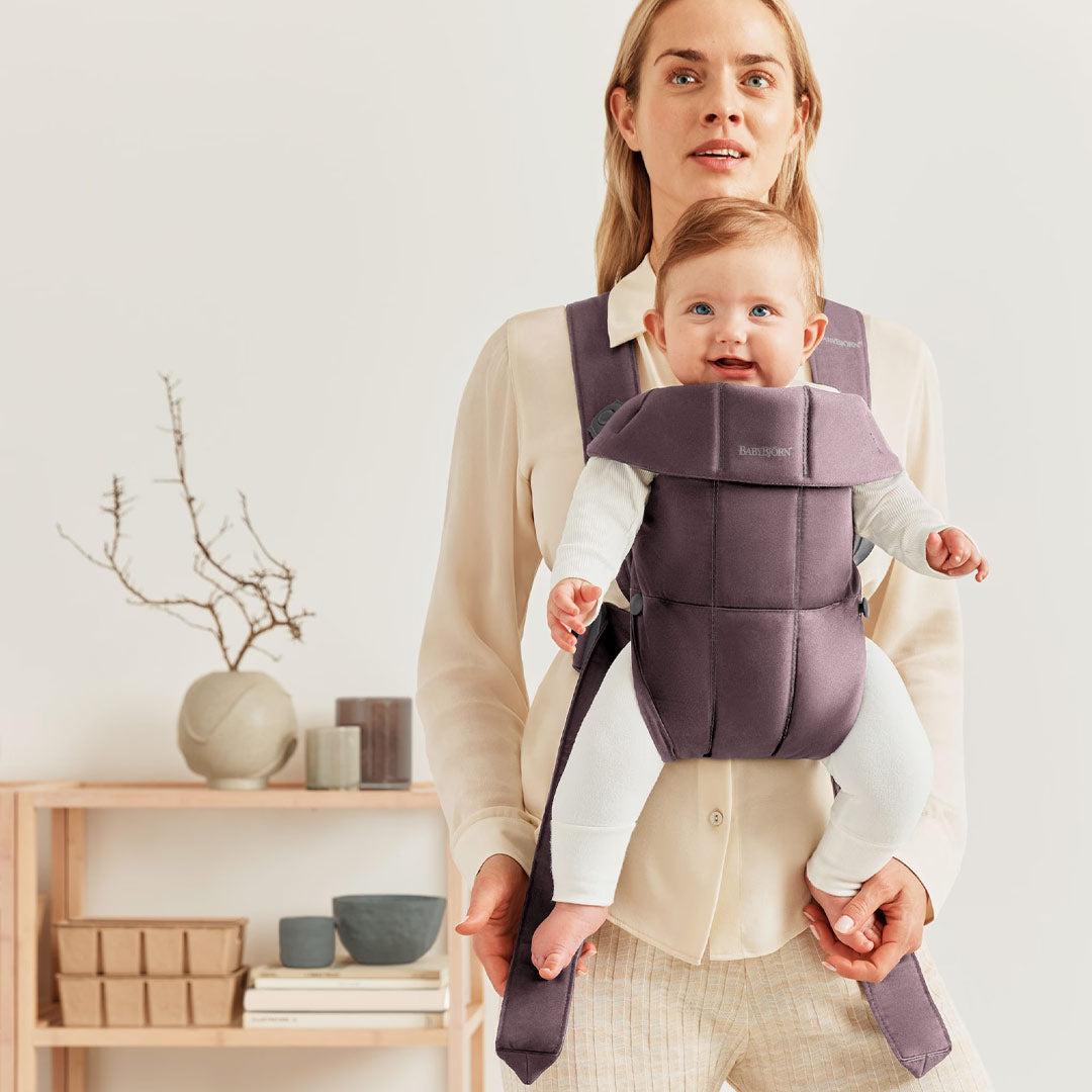  BabyBjörn Mini Cotton Baby Carrier - Dark Purple、mySite、merchandisen