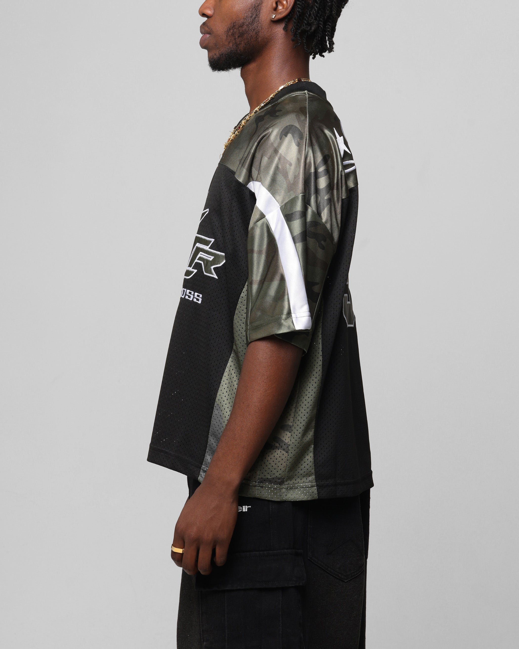 Loiter End Zone Jersey Black/Camo、mySite、zt4zffjzw