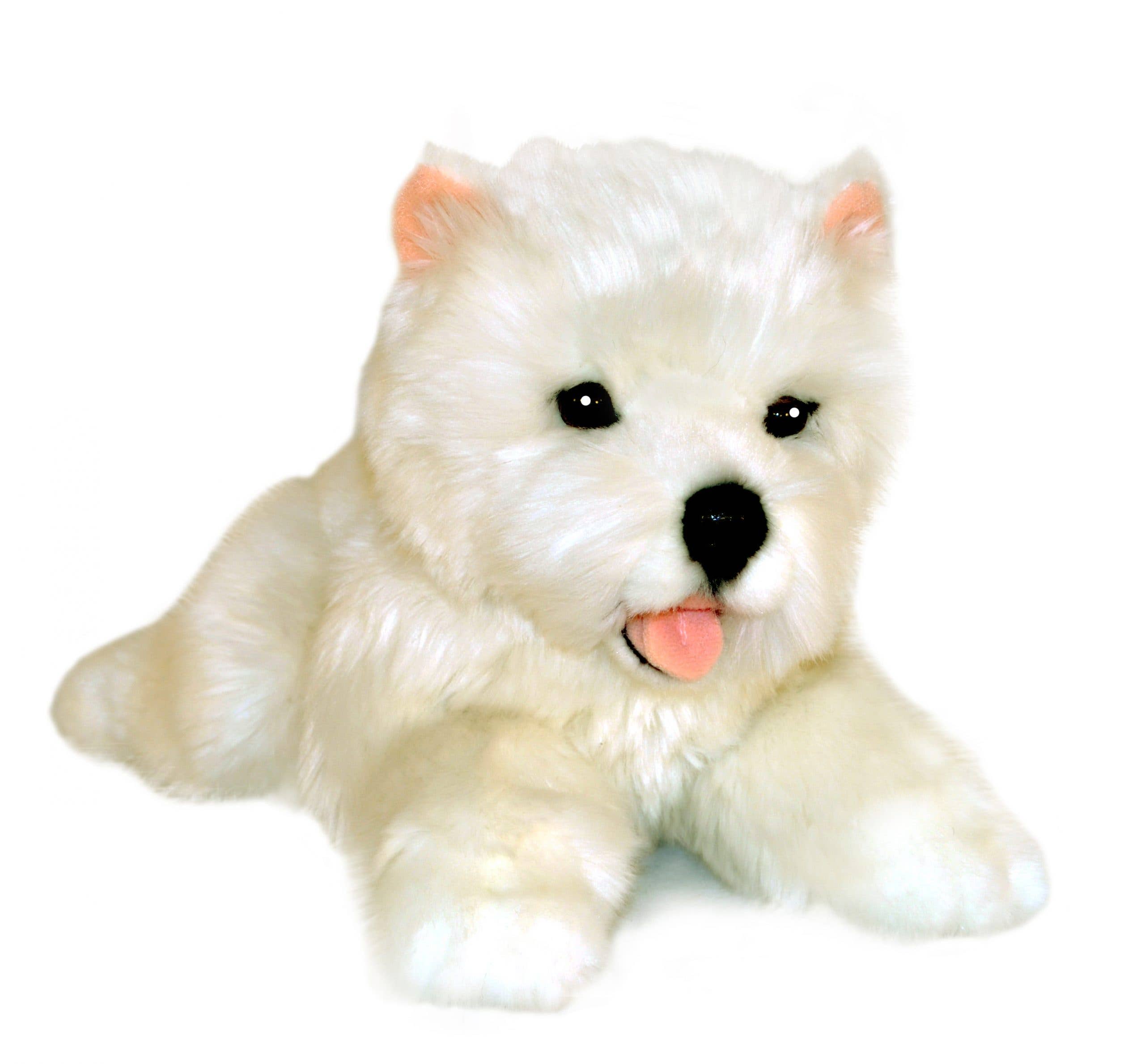 Plush West Highland White Terrier Puppy Size 28cm/11 Realistic、mySite、g9winljtr