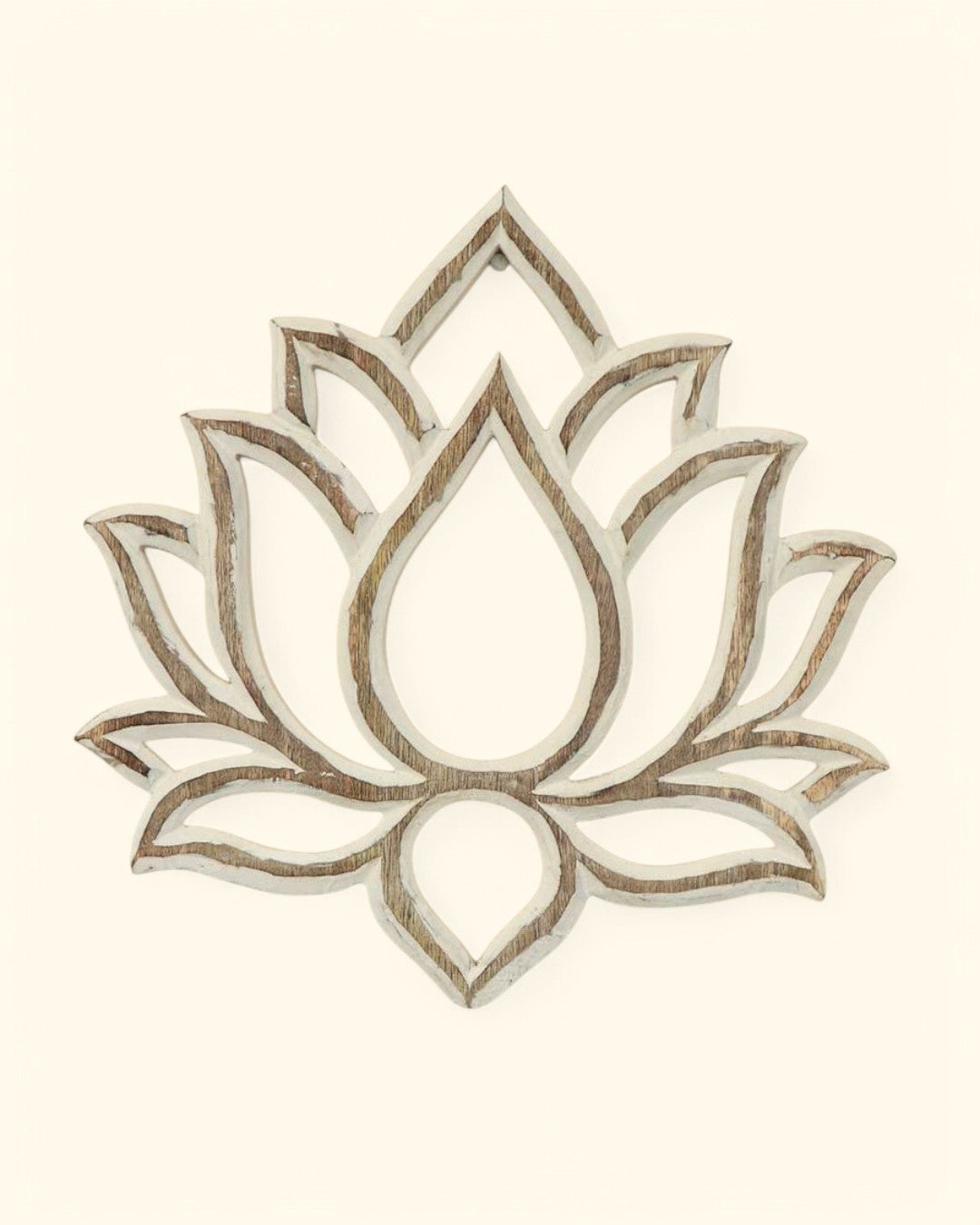 Fairtrade and Hand-Carved Lotus Wood Wall Hanging、mySite、topwebapps