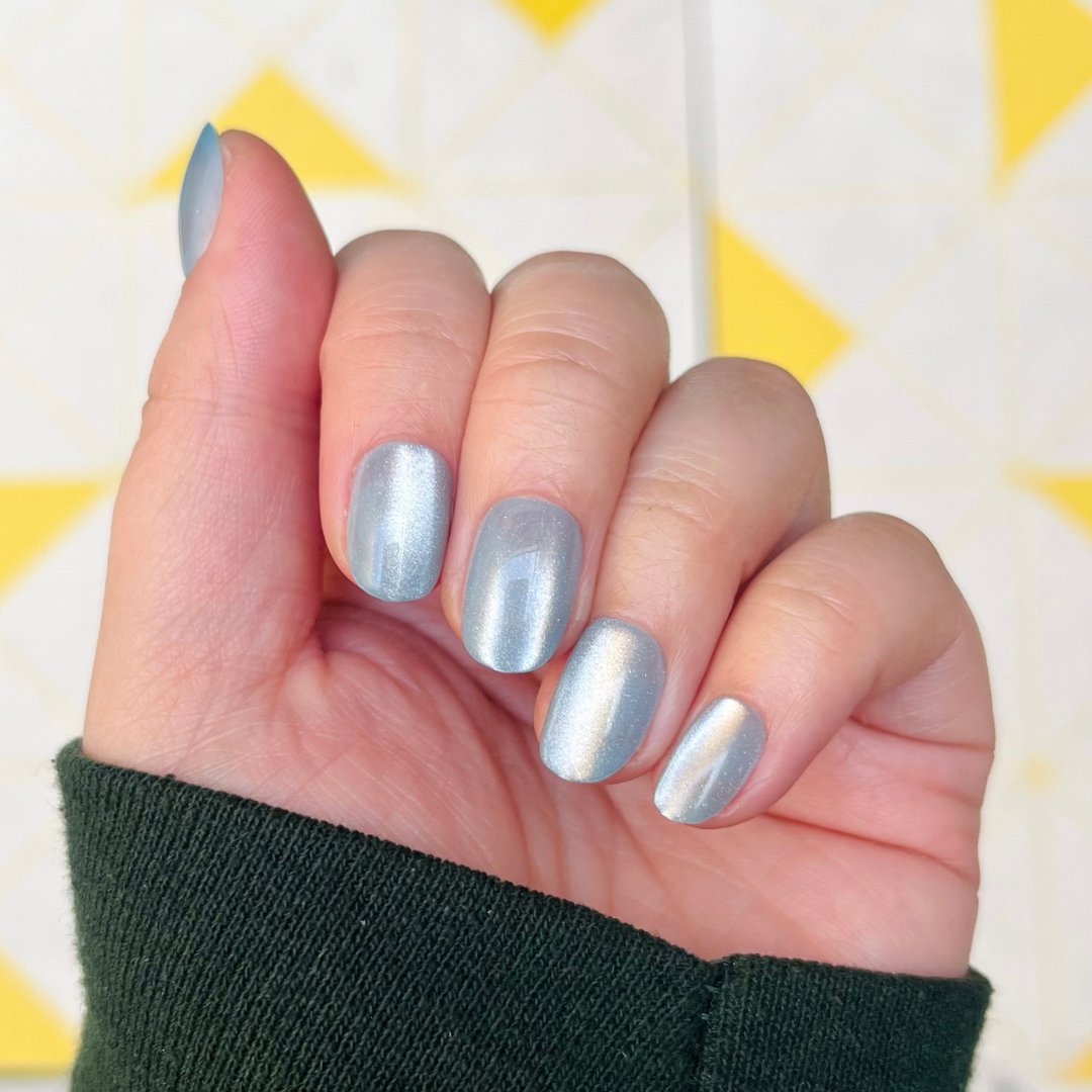 Blue Velvet - Press-On | Extra Short | Round、mySite、solidvoid