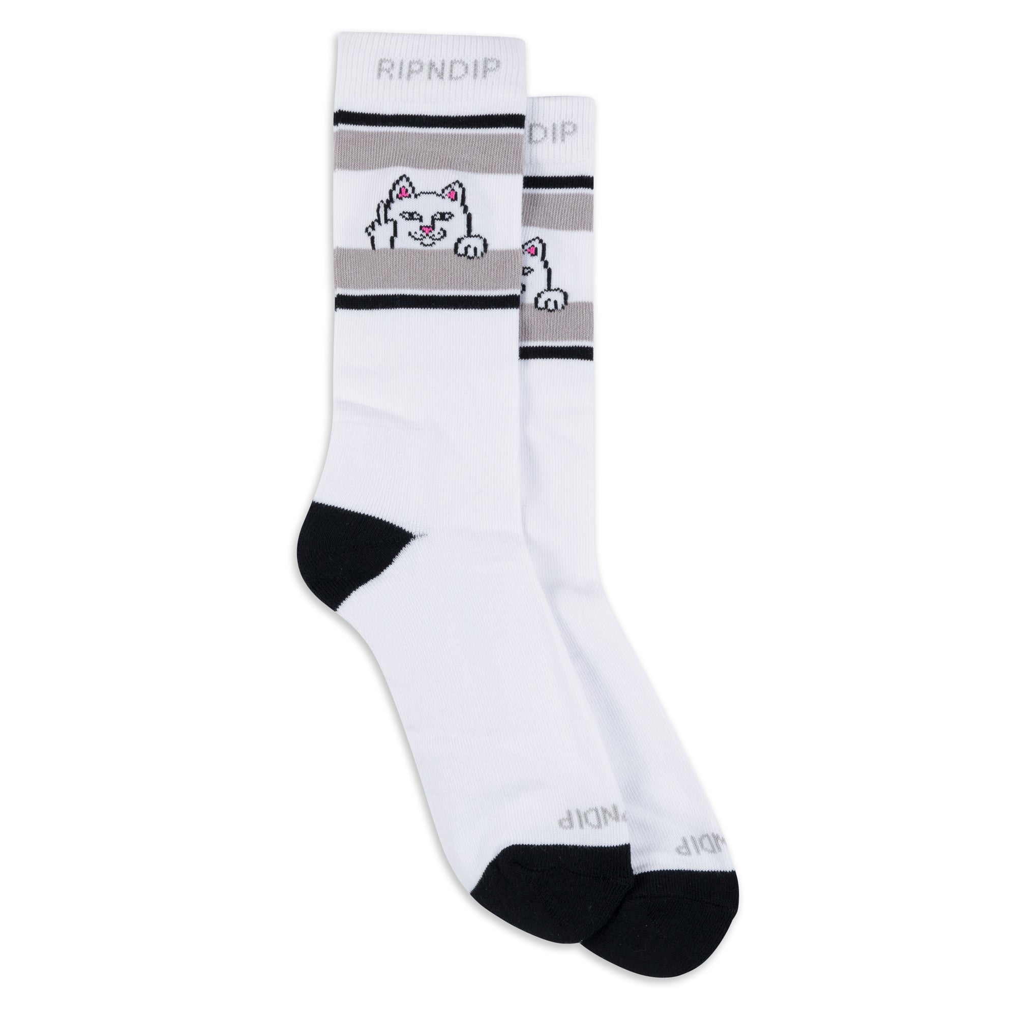  Peeking Nermal Socks (White)、mySite、merchandisen