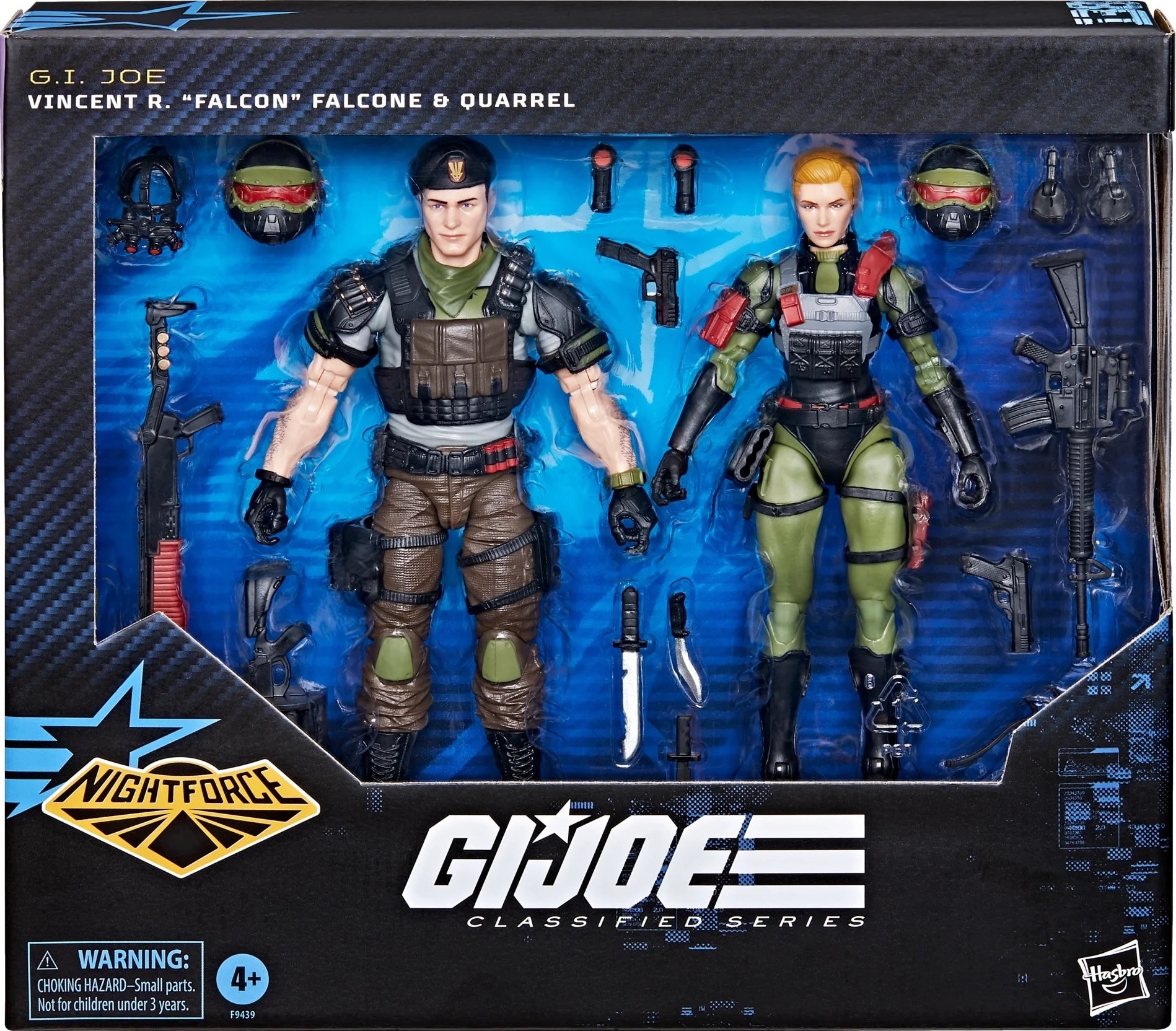 G.I. Joe - Night Force Vincent R. “Falcon” Falcone & Quarrel - Classified Exclusive、mySite、hgirdovlk
