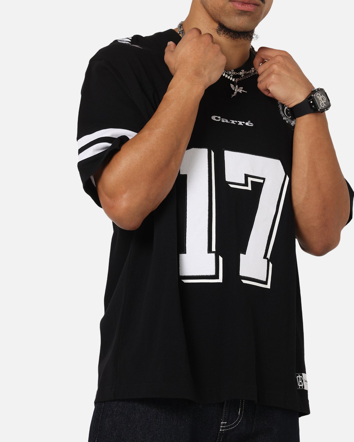 Carre Rose Bowl Football T-Shirt Black/White、mySite、zt4zffjzw