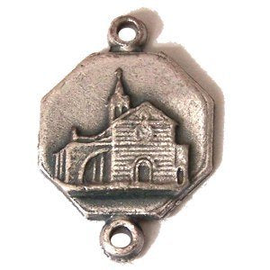  Saint Clare Basilica medal - Pewter (1.5cm-0.6 in diameter)、mySite、elrpsem3k
