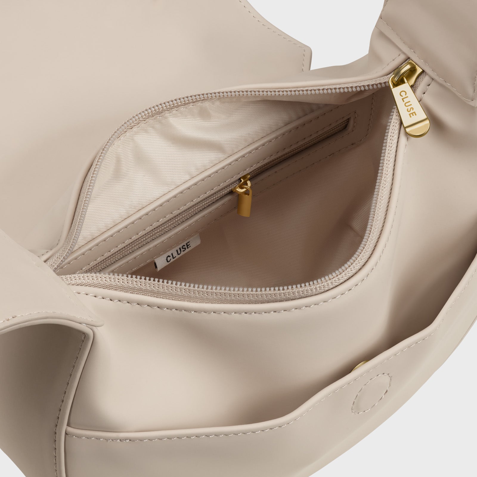 Sacroisé Petite Crossbody Bag, Beige, Gold Colour、mySite、botmansion